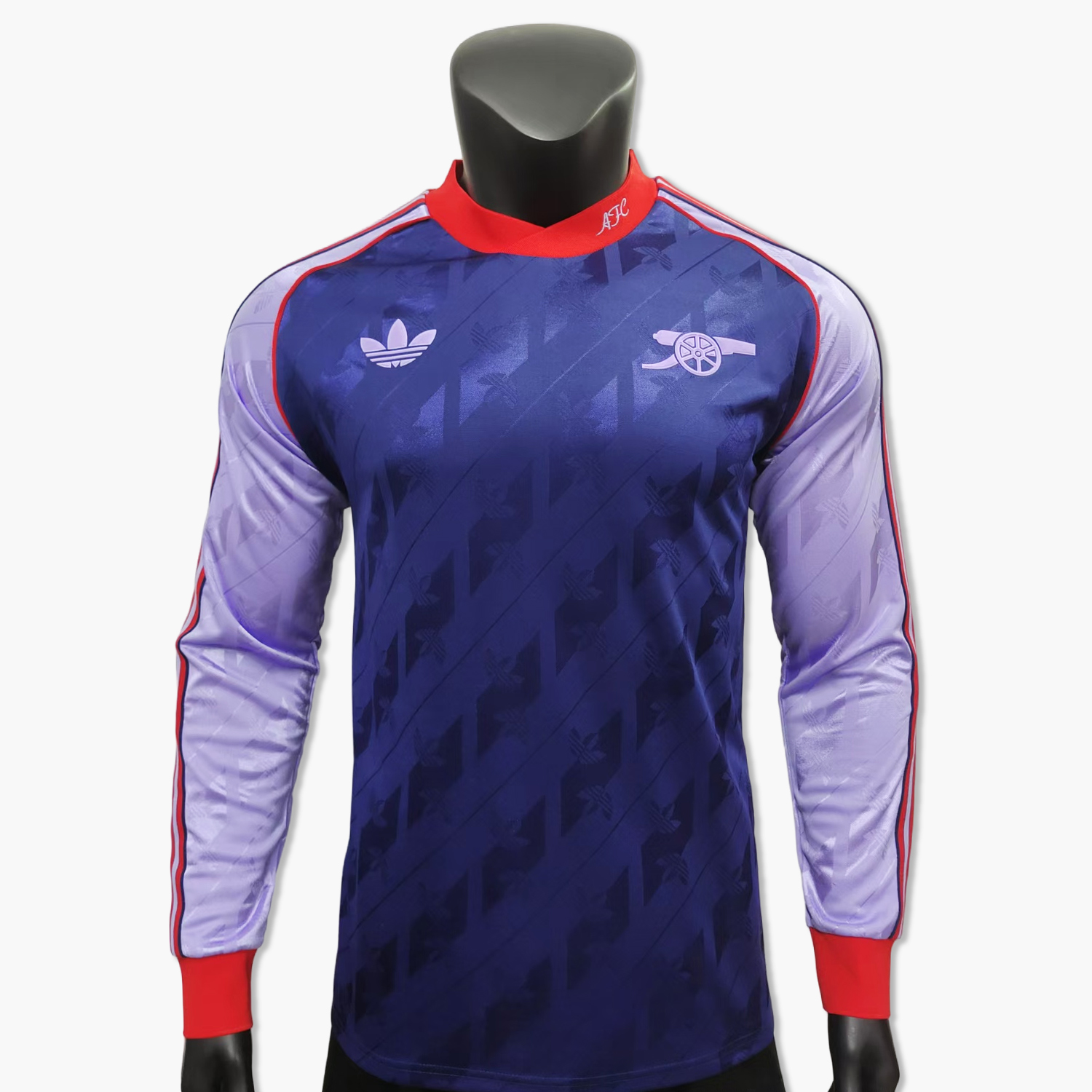 Arsenal 24-25 Originals LFSTLR Long Sleeve Purple Jersey - Player Version - UnitedFutballJersey