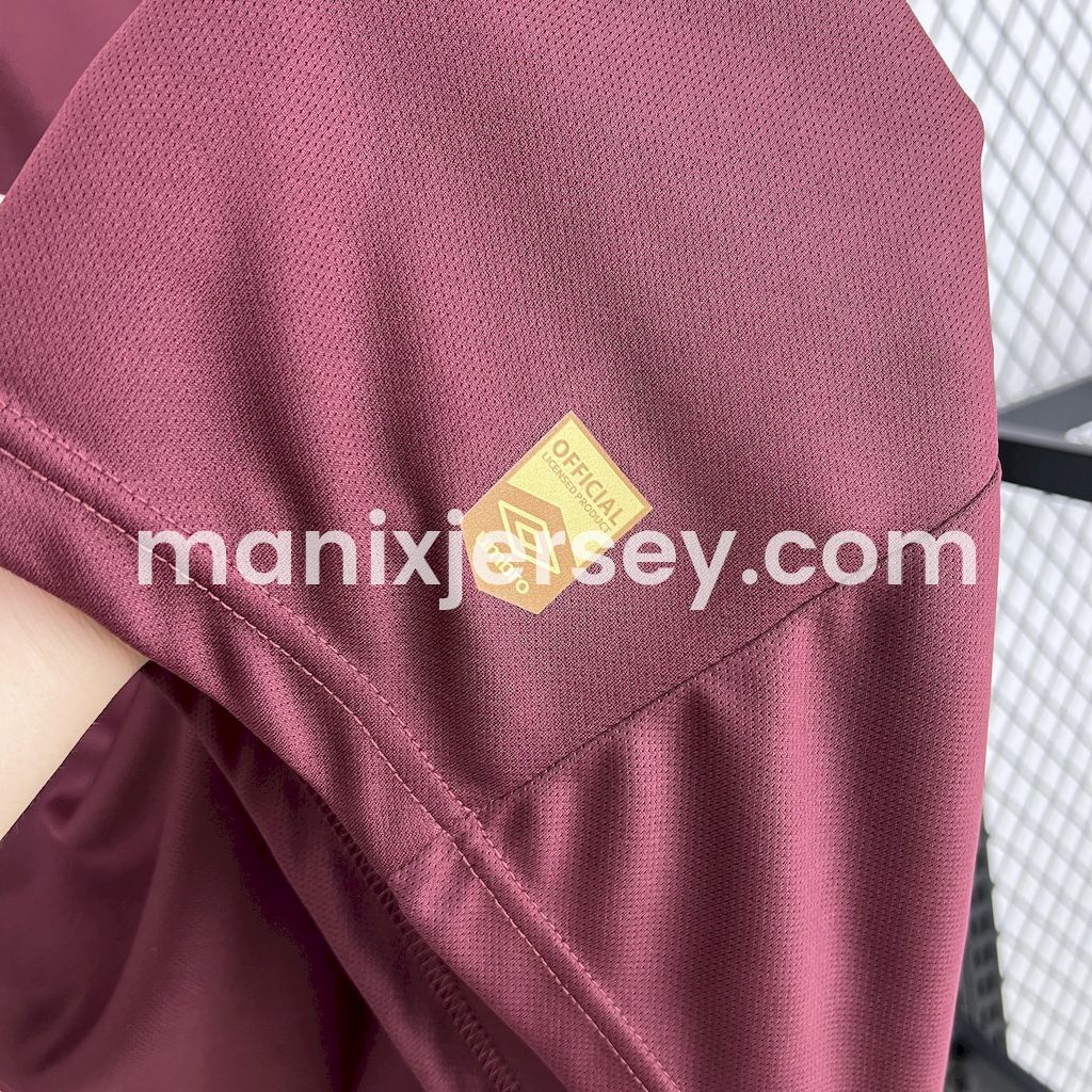 CA Lanús 25-26 Home Unsponsored Jersey - Fans Version - UnitedFutballJersey