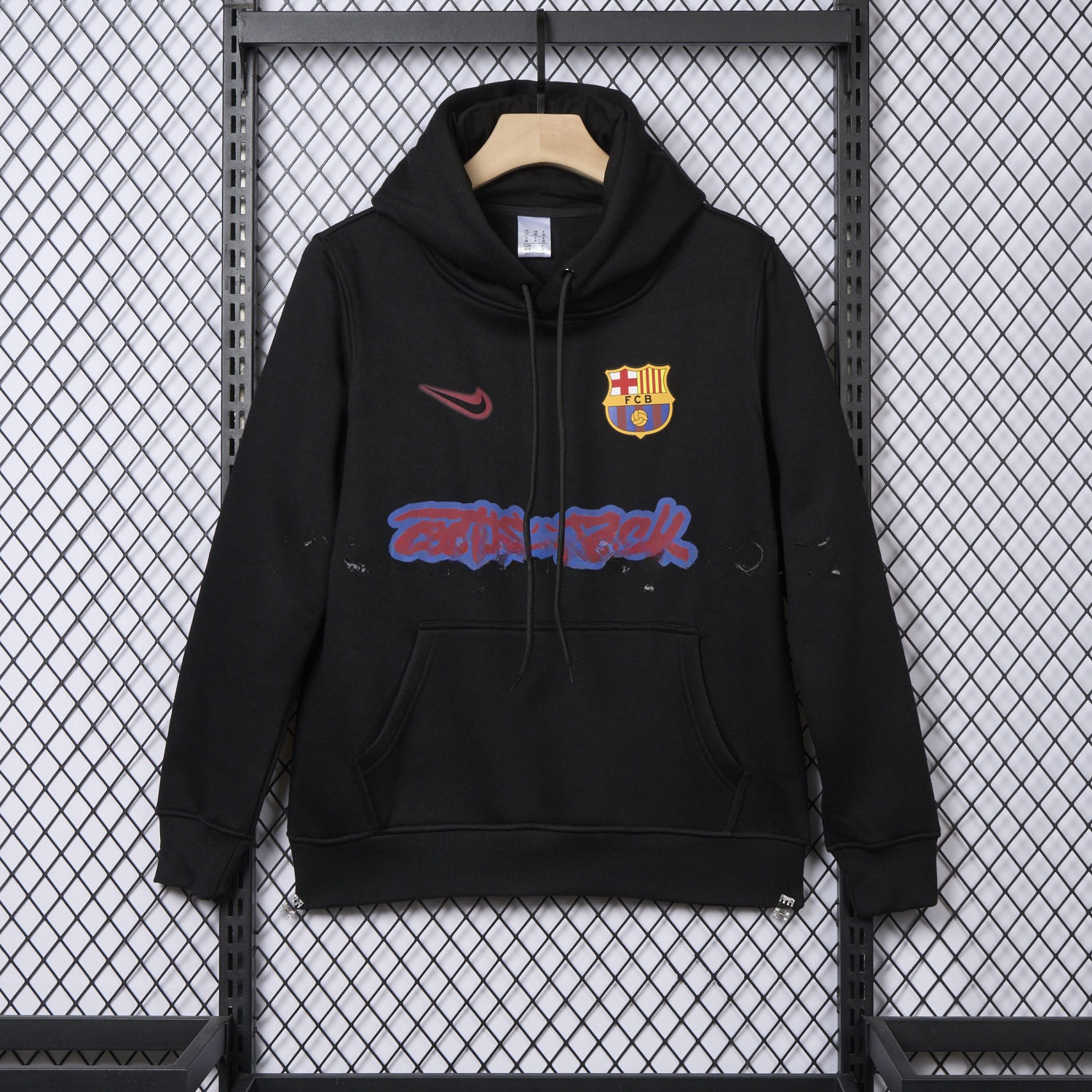 B.A.R.S.A x Travis Scott Black Unisex Pullover Hoodie - UnitedFutballJersey