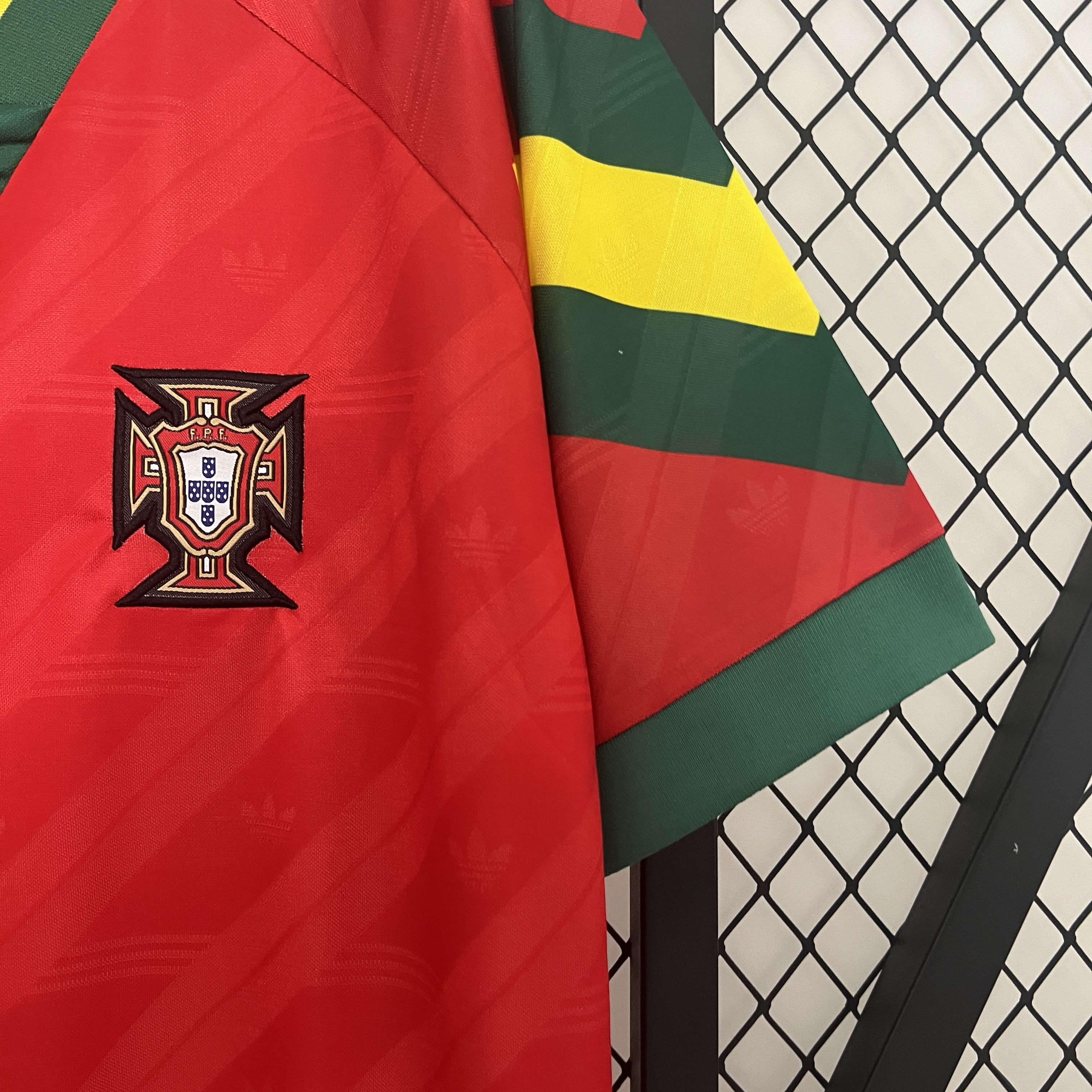 Retro Portugal 1992 Home Stadium Jersey - UnitedFutballJersey