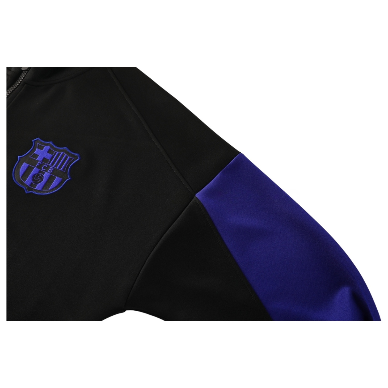 Barcelona 25-26 Jacket Training Tracksuit - Black top & Black Pants - UnitedFutballJersey