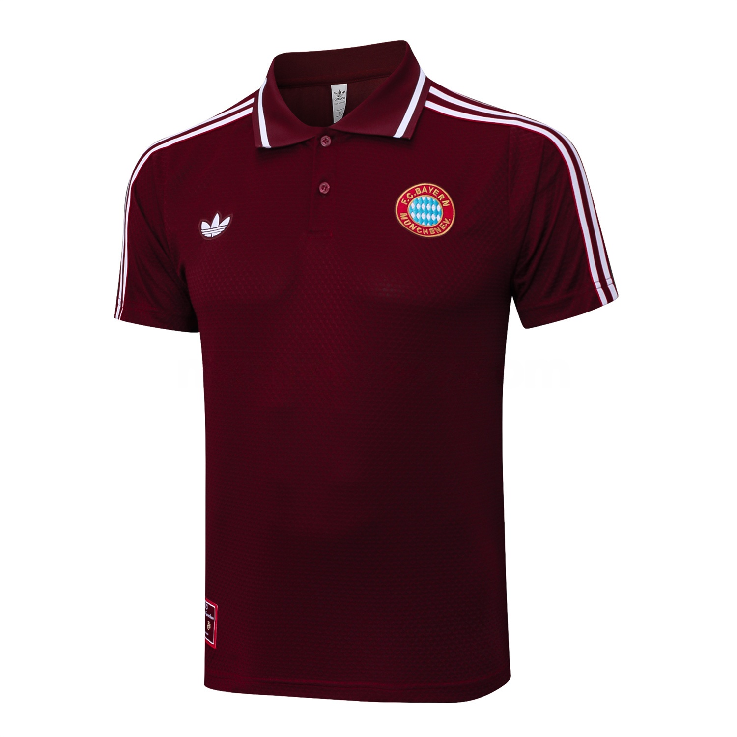 Bayern Munich 25-26 POLO Short-Sleeve Training Set - Deep Red Top and Pants - UnitedFutballJersey