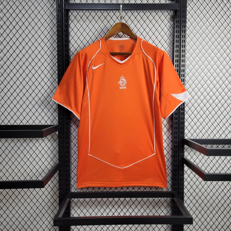 Retro Netherlands 2004 Home Stadium Jersey - UnitedFutballJersey