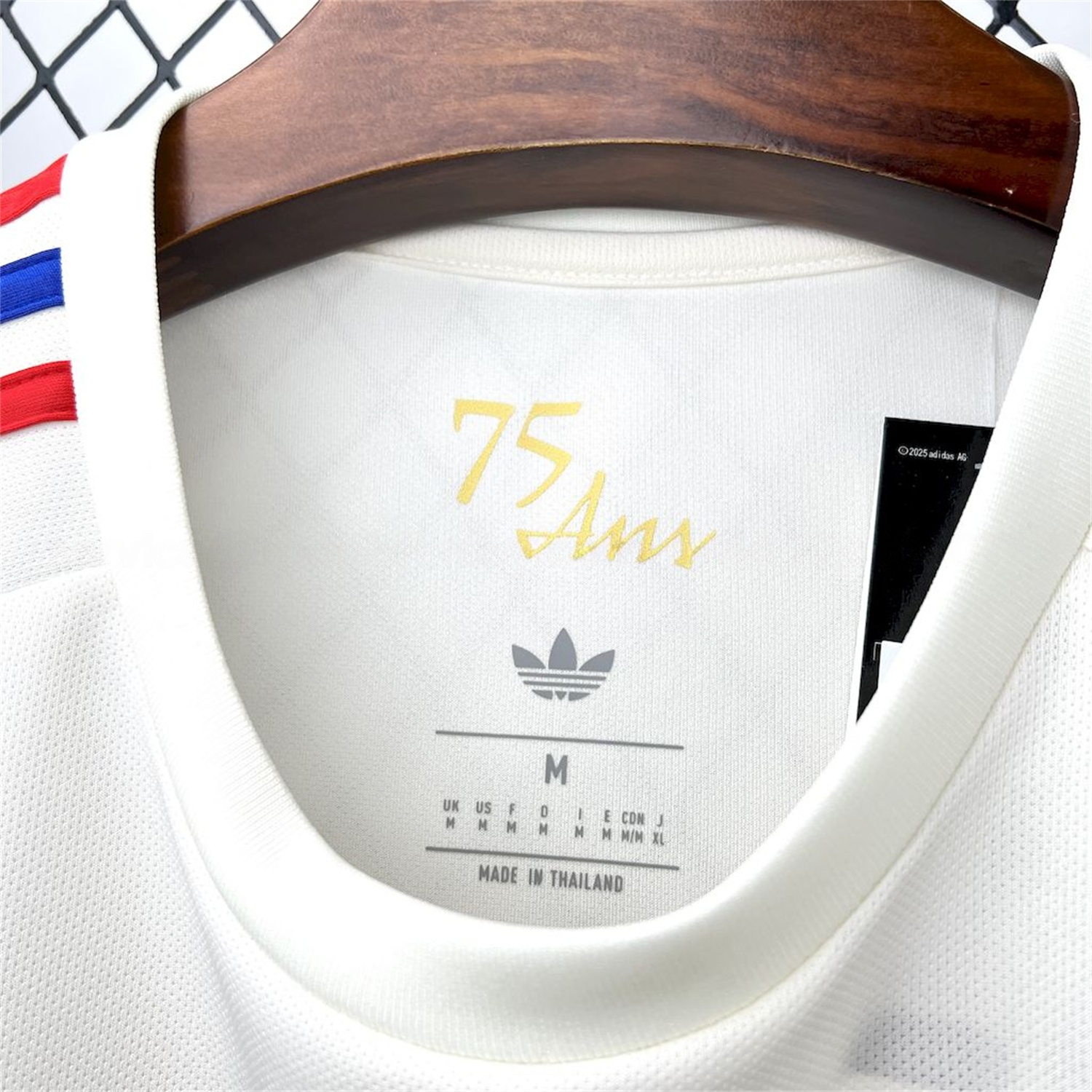 Lyon 25-26 75-Year Anniversary White Jersey - Fans Version - UnitedFutballJersey