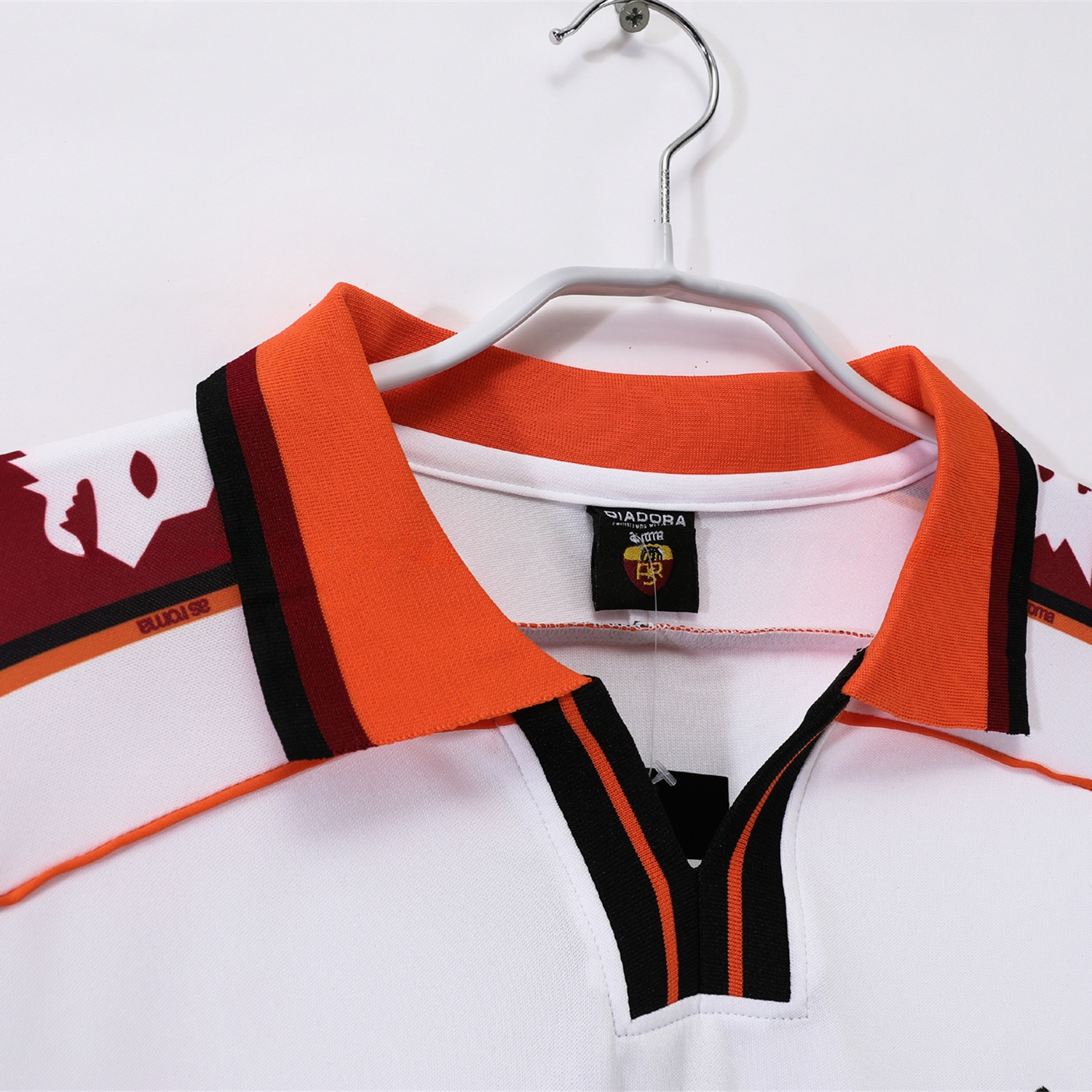 Retro Roma 1998-99 Away Long Sleeves Jersey - UnitedFutballJersey