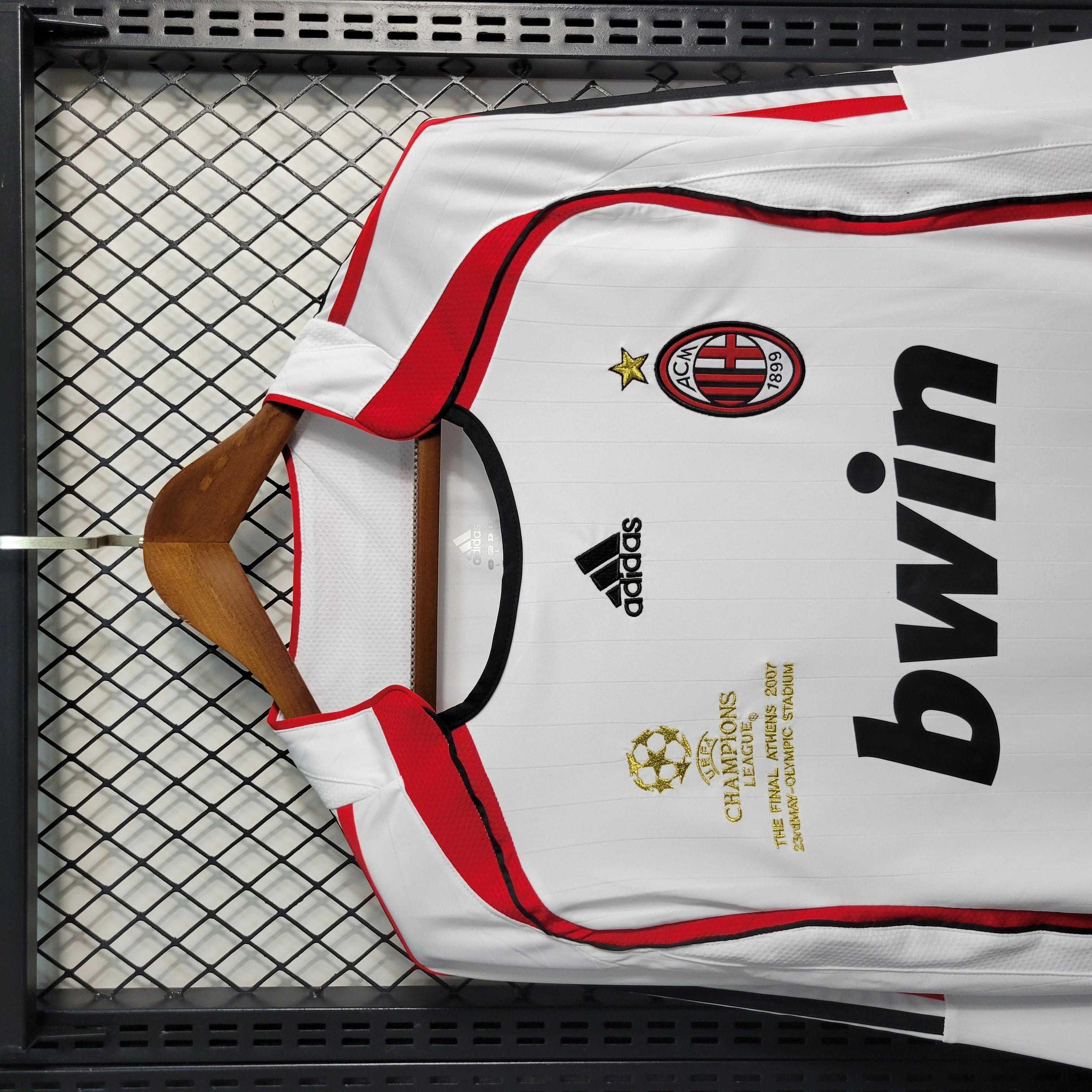 Retro AC Milan 06-07 Away Stadium Long Sleeve Jersey - Champions League Final - UnitedFutballJersey