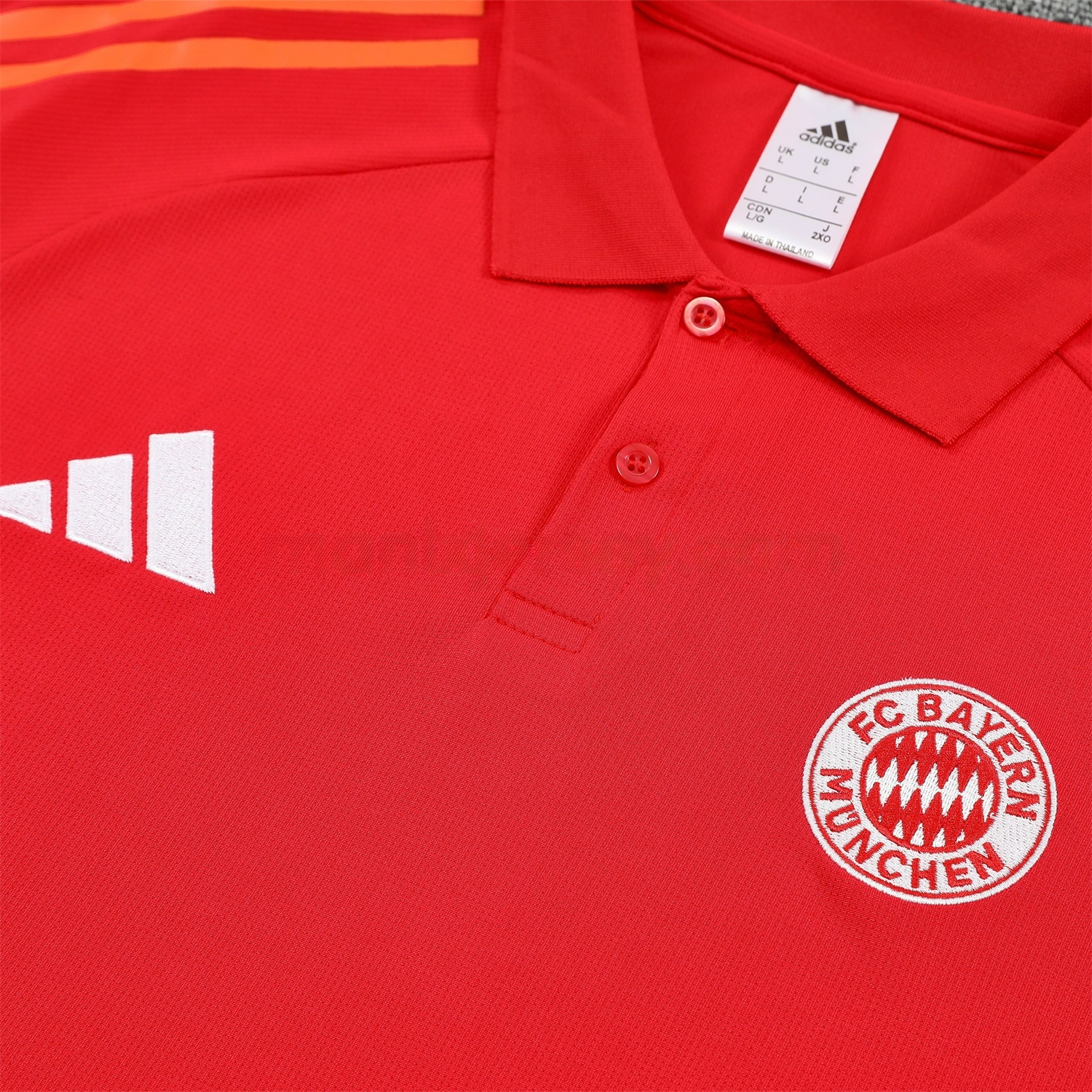 Bayern Munich 25-26 POLO Short-Sleeve Training Set - Red Top and Black Pants - UnitedFutballJersey