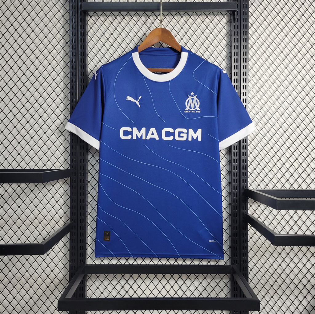 Marseille 23-24 Away Stadium Jersey - Fans Version - UnitedFutballJersey