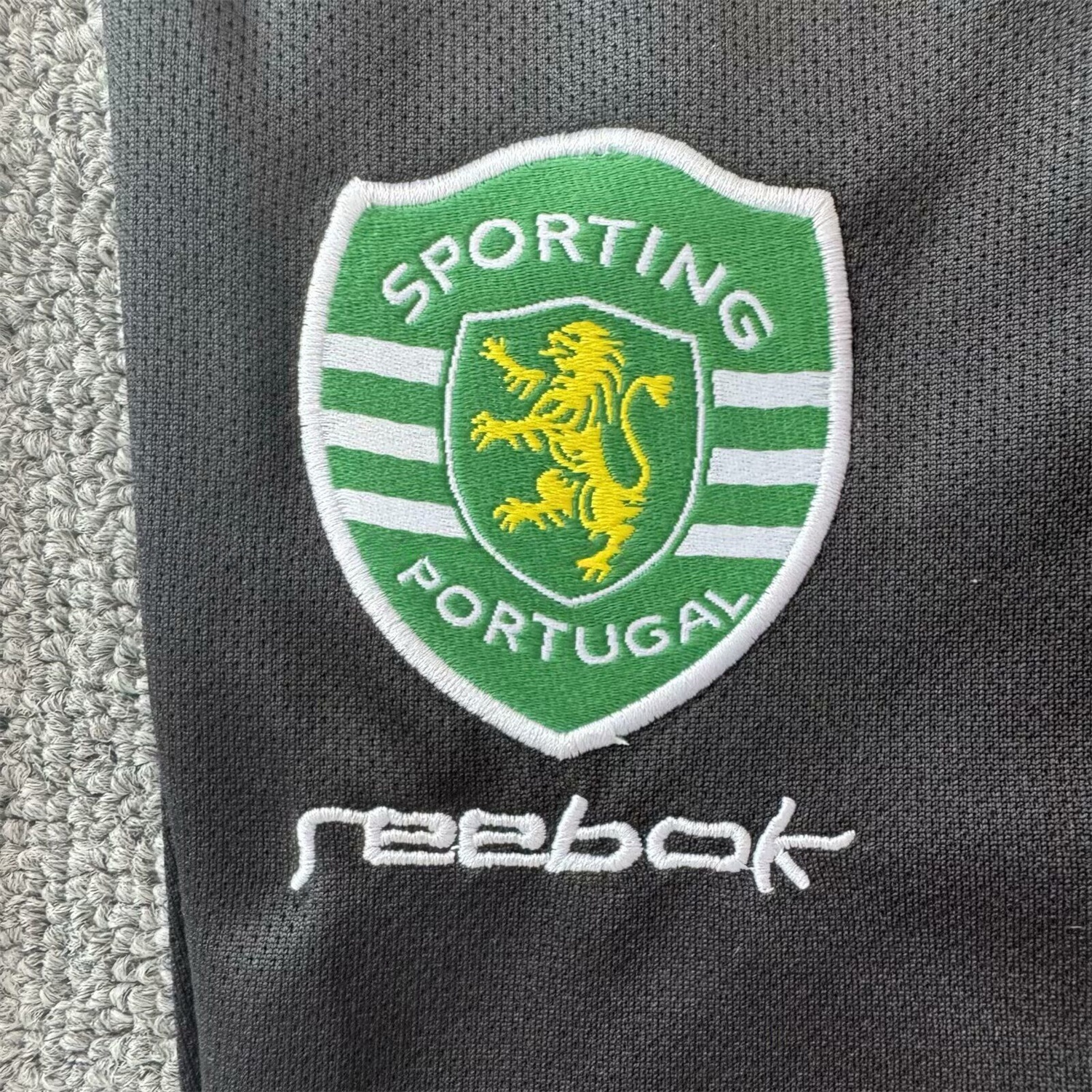 Retro Sporting CP 2002-03 Home Long Sleeves Kids Kit - UnitedFutballJersey