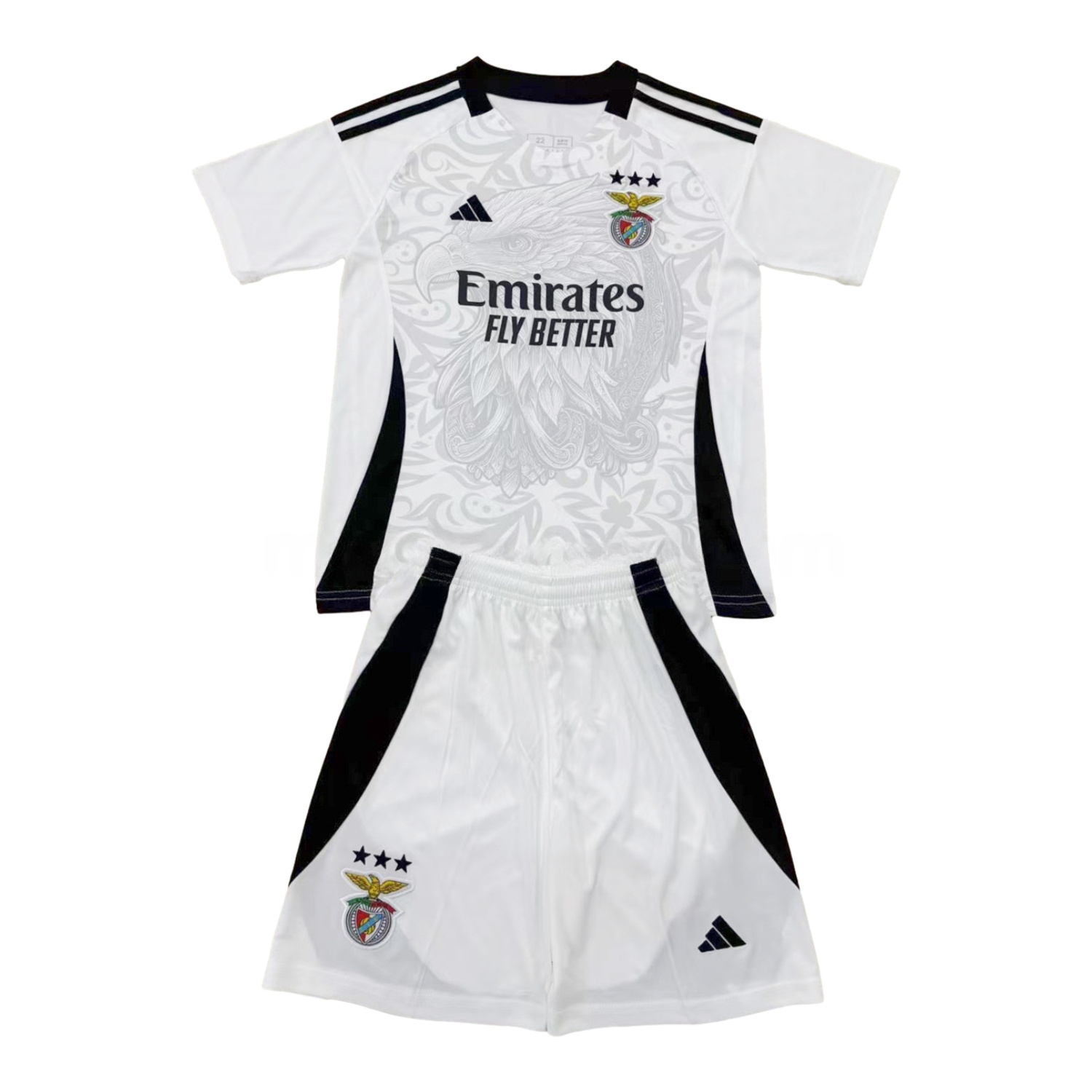 Benfica 24-25 White Special Edition Men's Adult Jersey Set - Fans Version - UnitedFutballJersey