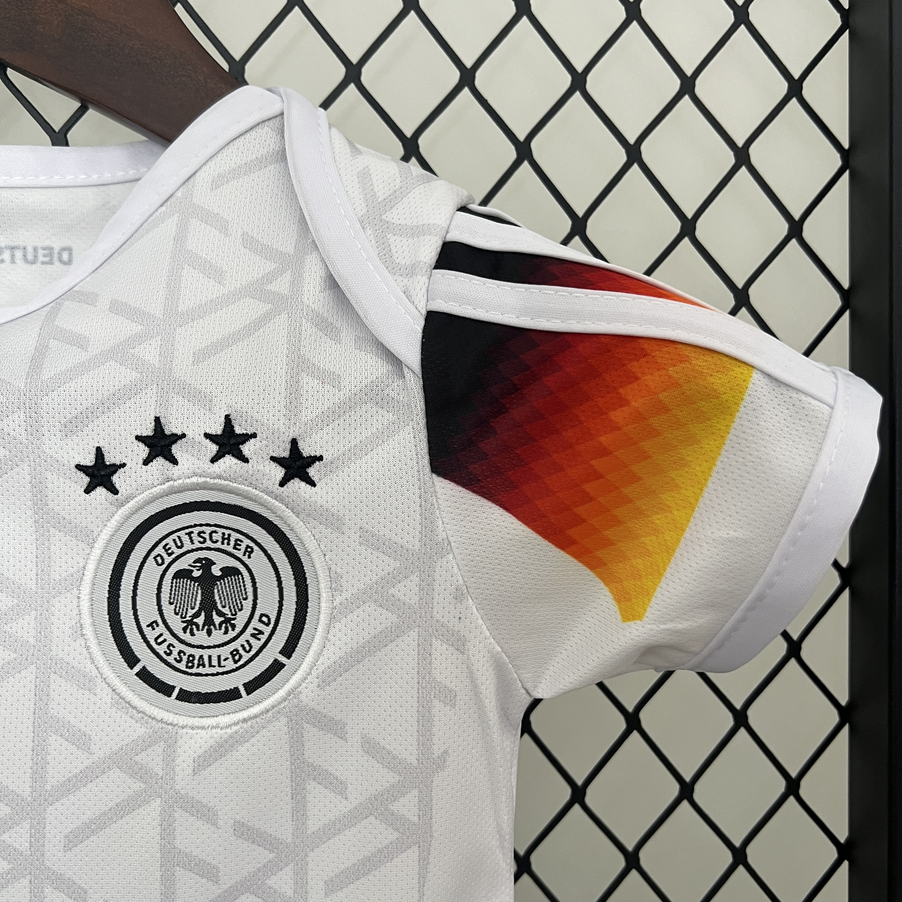 Germany 2024 Home Baby Crawling Suit - UnitedFutballJersey