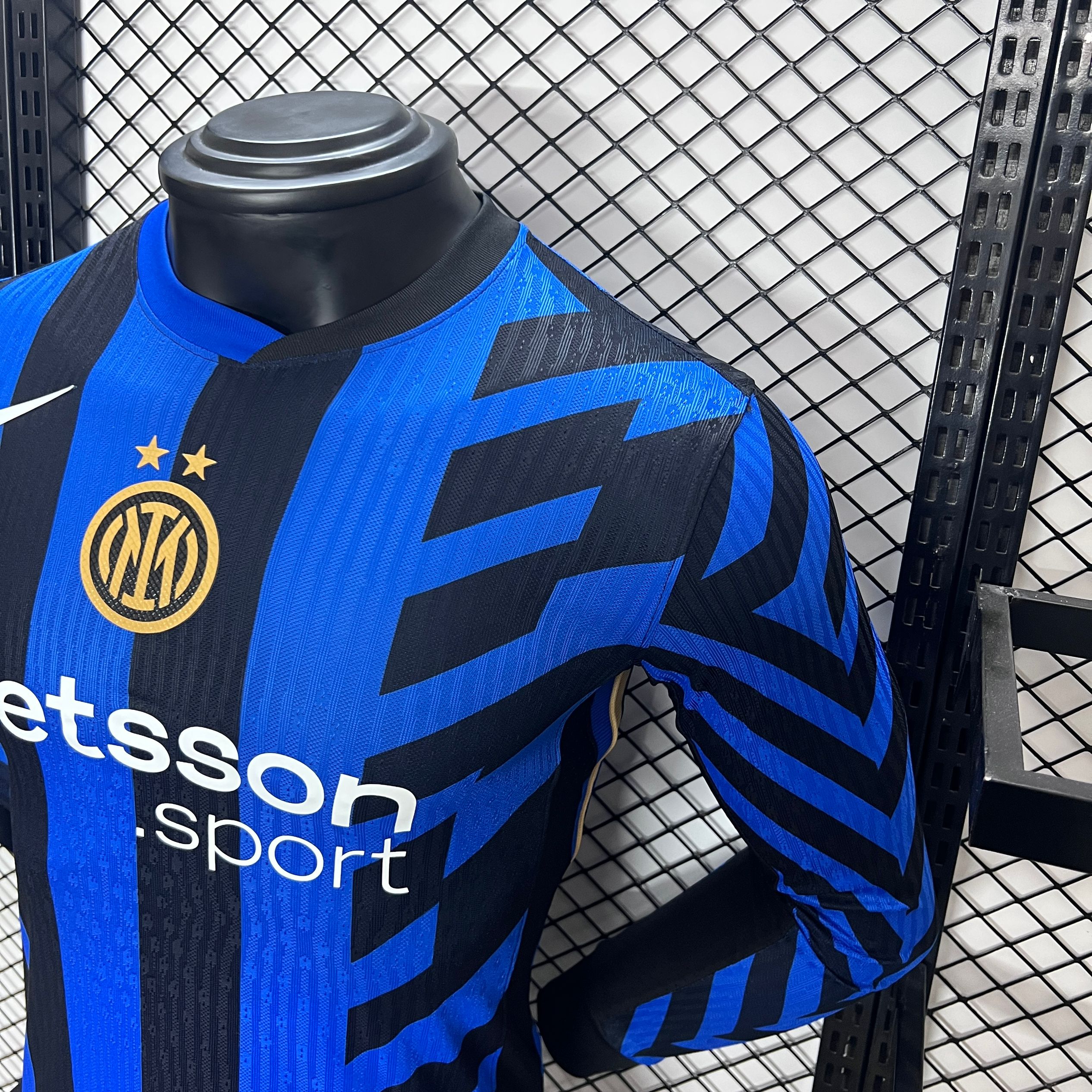 Inter Milan 24-25 Home Long Sleeve Jersey - Player Version - UnitedFutballJersey