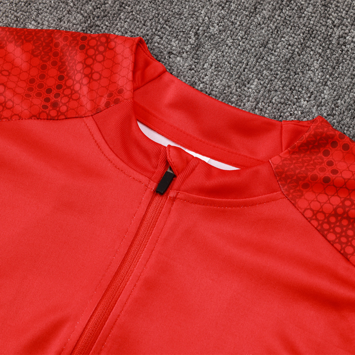 Napoli 24-25 Long Sleeve Training Set - Red Top and Black Pants - UnitedFutballJersey