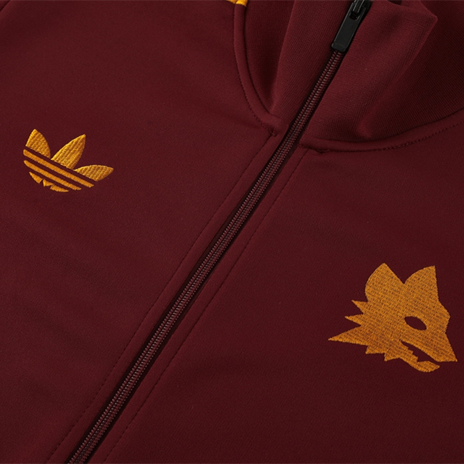 Roma 23-24 Jacket Training Tracksuit - Red - UnitedFutballJersey