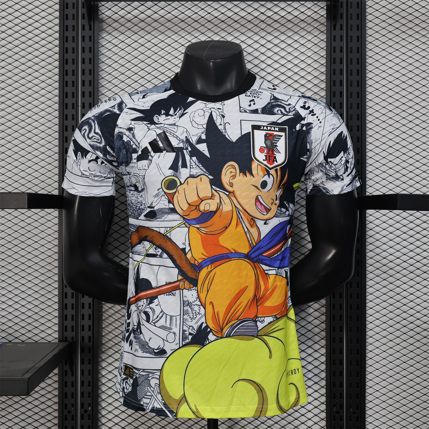 Japan 25-26 Little Son Goku Yellow Cloud White Special Edition Jersey - Player Version - UnitedFutballJersey