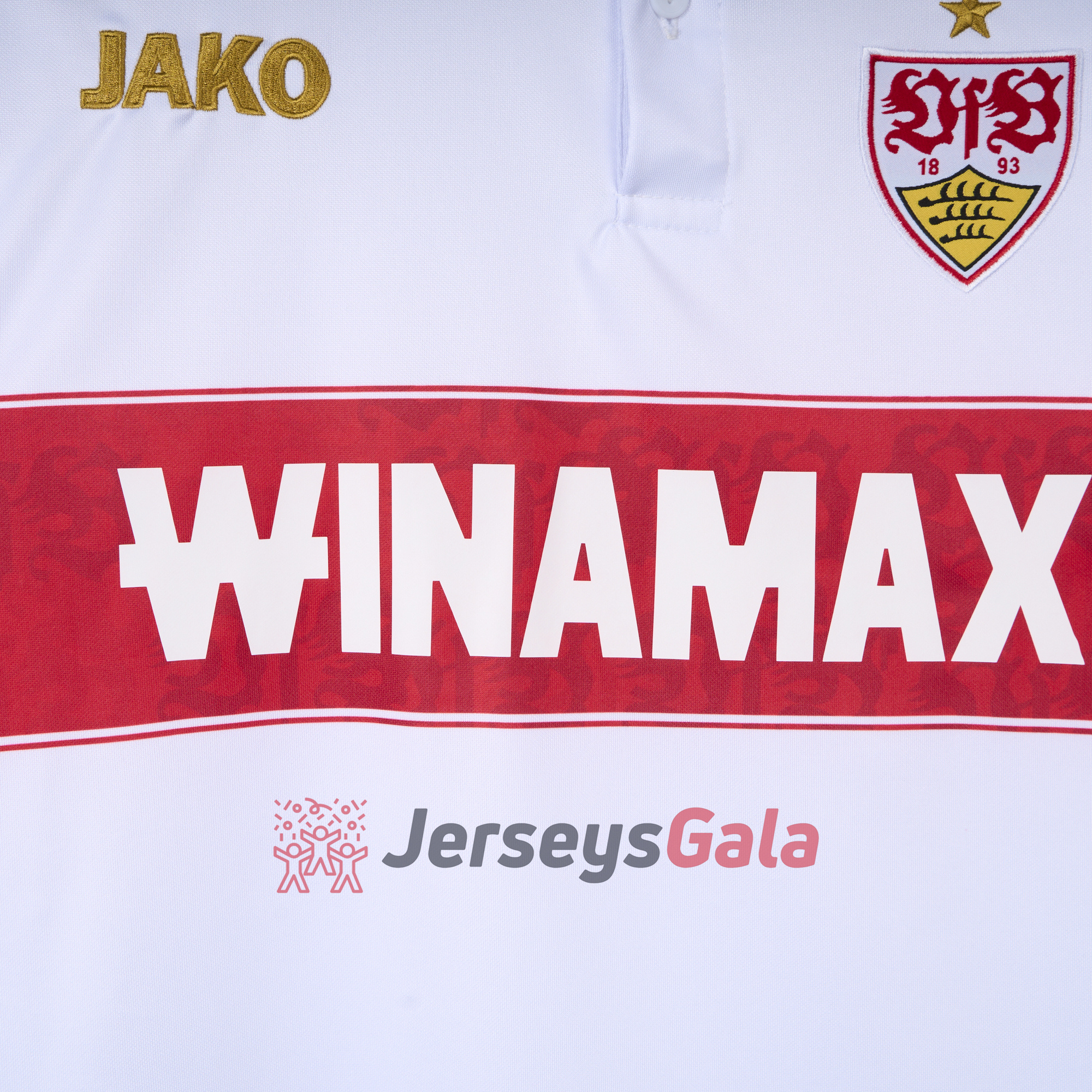 VfB Stuttgart 24-25 European Home Jersey - Fans Version - UnitedFutballJersey