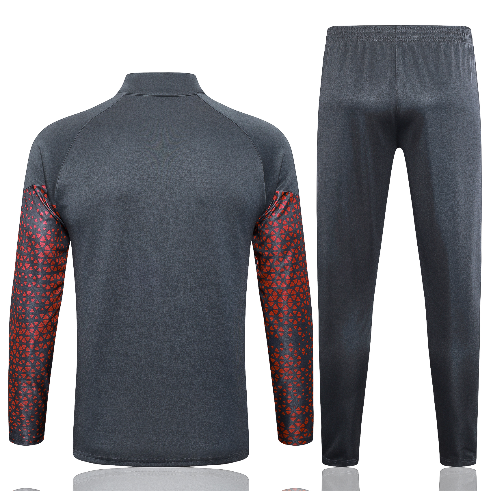 Manchester City 23-24 Jacket Training Tracksuit -Dark Grey - UnitedFutballJersey