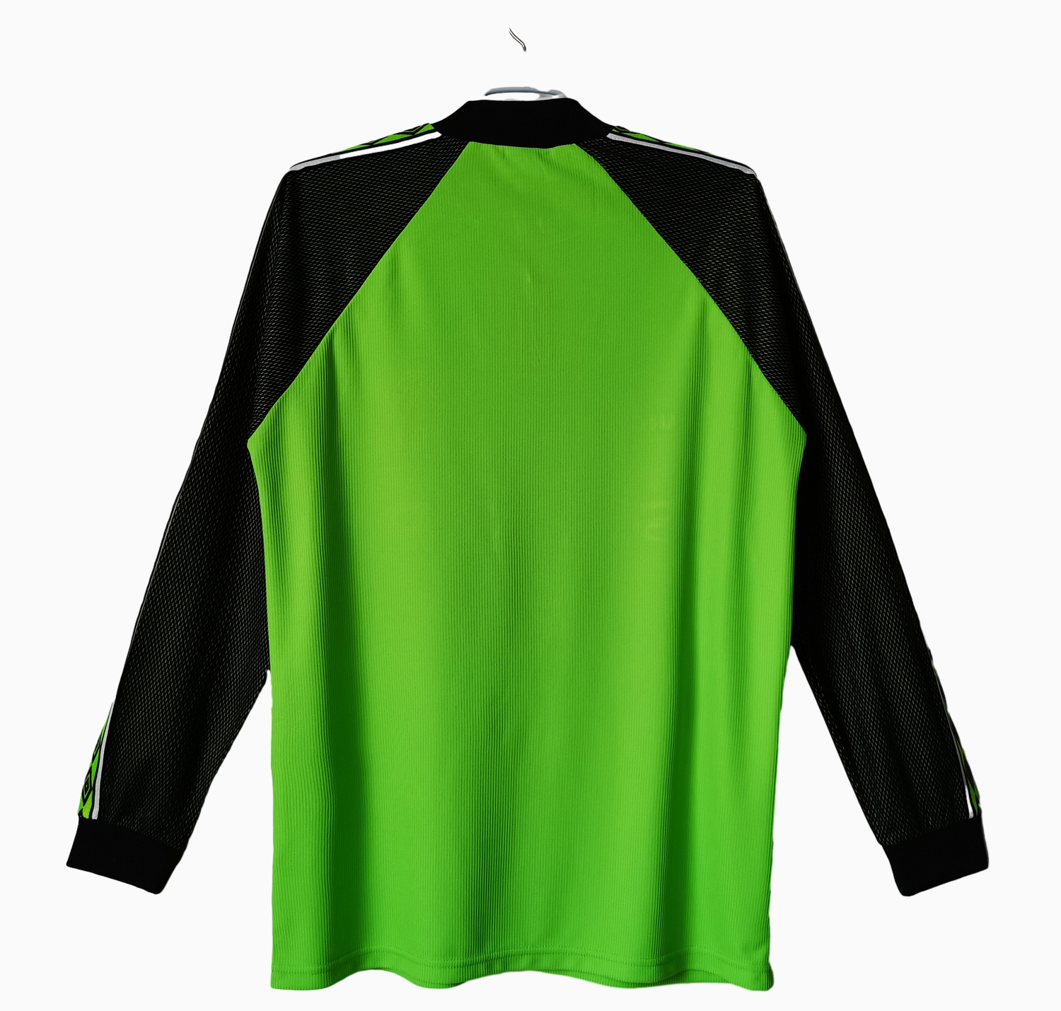 Retro Manchester United 98-99 Green Goalkeeper Long Sleeve Jersey - UnitedFutballJersey