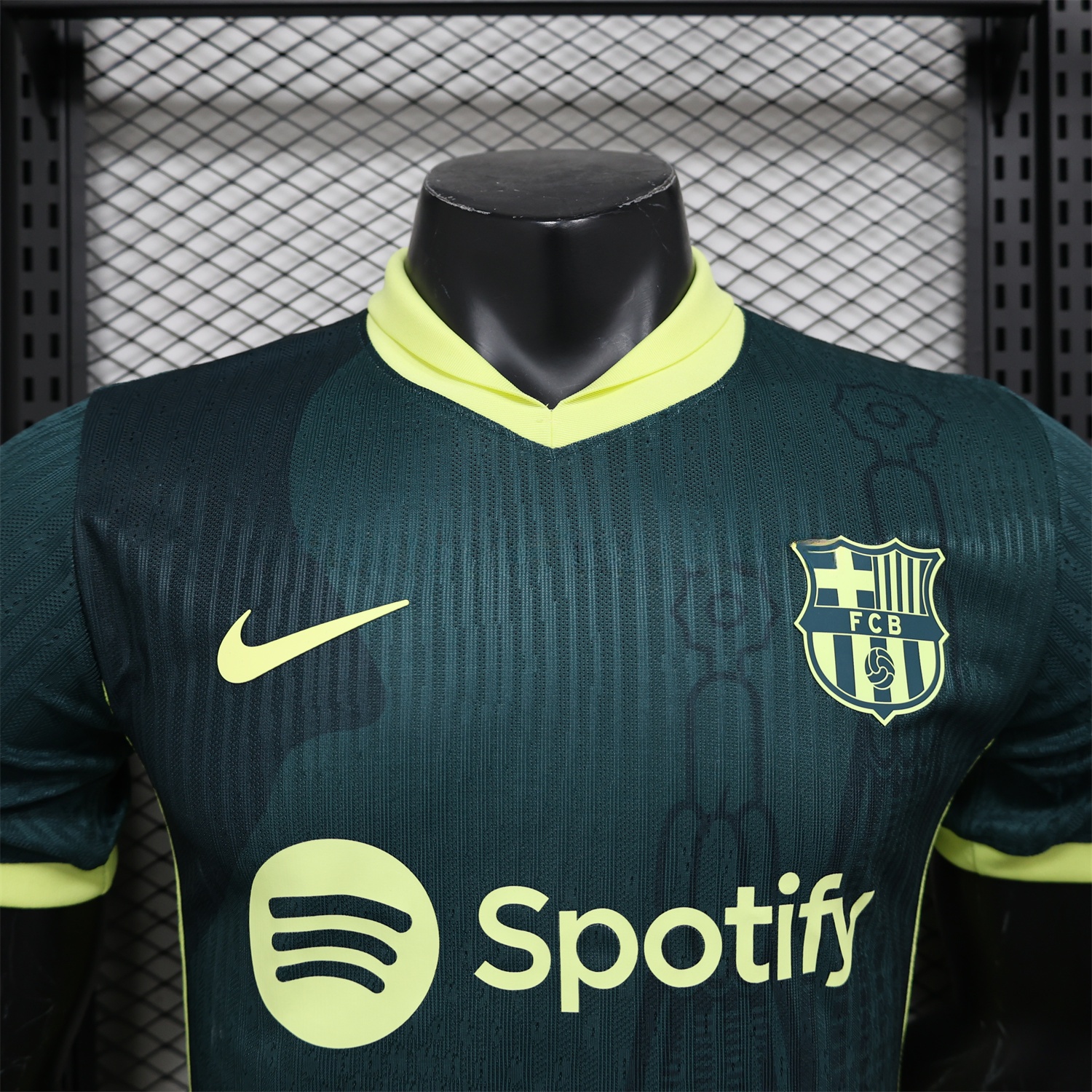 Barcelona 25-26 Green & Yellow Special Edition Jersey - Player Version - UnitedFutballJersey