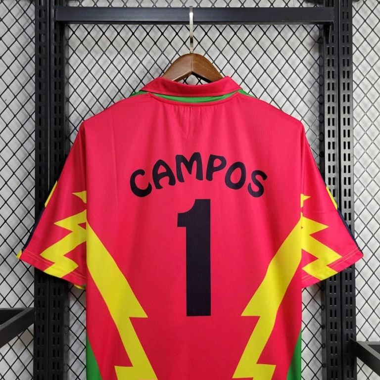 Retro Mexico 1994 Goalkeeper Red Yellow Jersey - UnitedFutballJersey