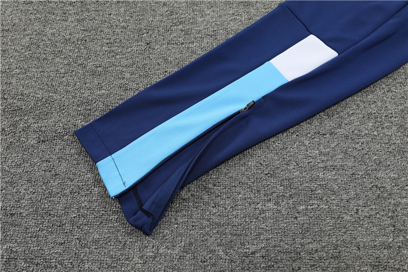 Marseille 23-24 Long Sleeve Training Set -Blue and White - UnitedFutballJersey