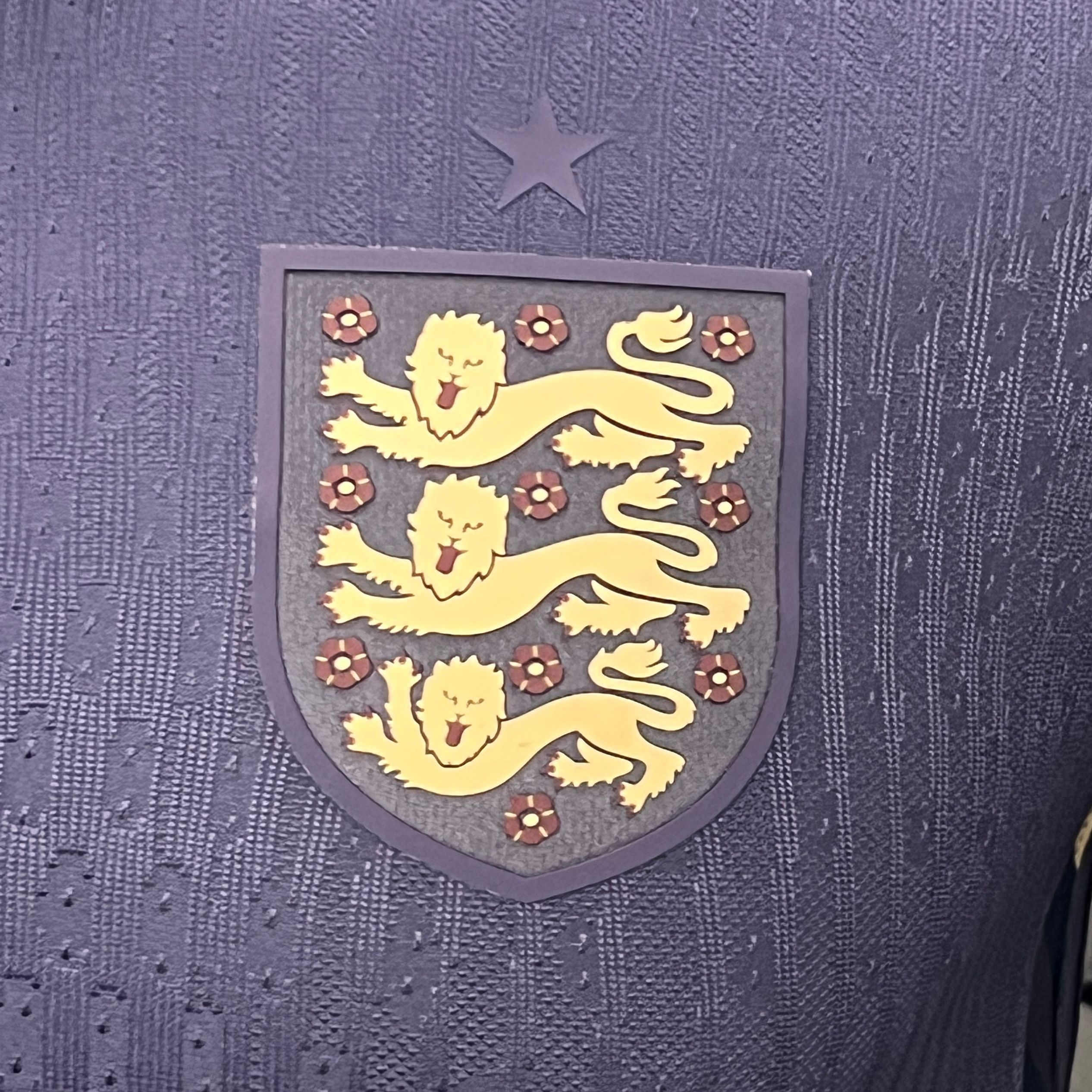 England 2024 Away Long Sleeve Jersey - Player Version - UnitedFutballJersey