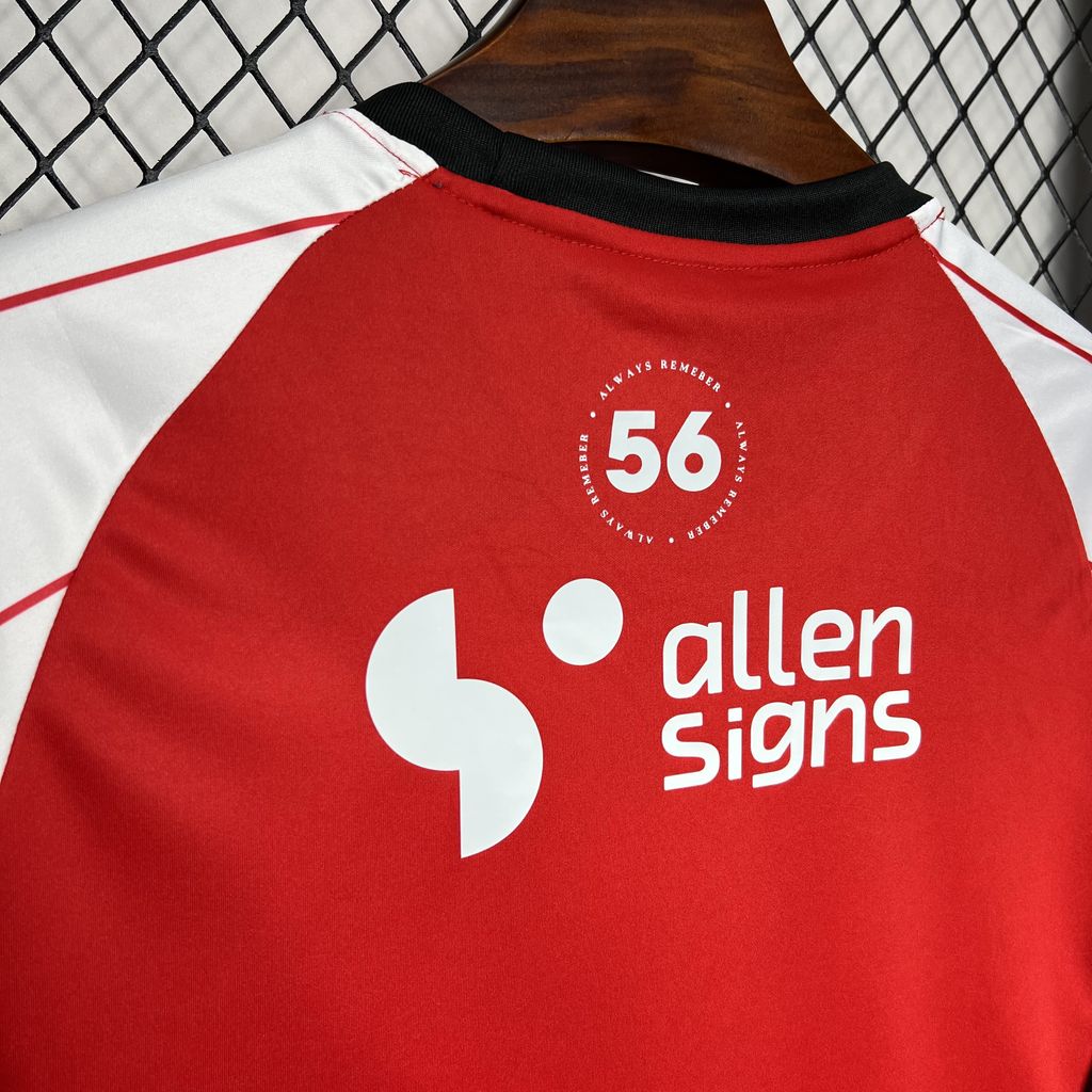 Lincoln City 24-25 Home Stadium Jersey - Fans Version - UnitedFutballJersey