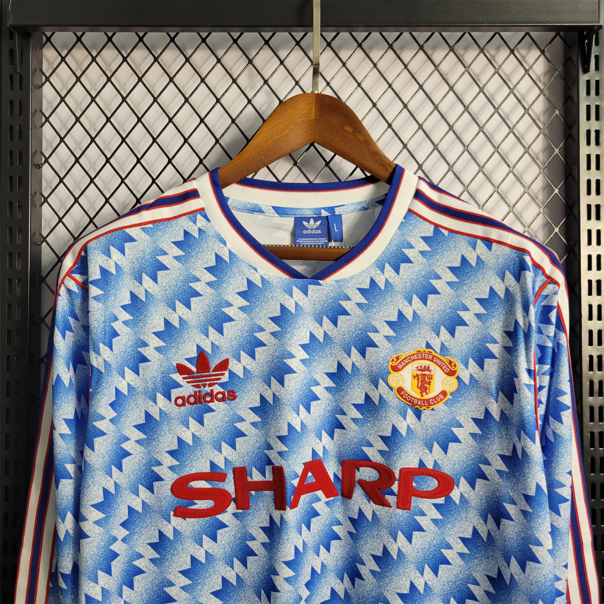 Manchester United Retro 90-92 Away Long Sleeve Jersey - UnitedFutballJersey