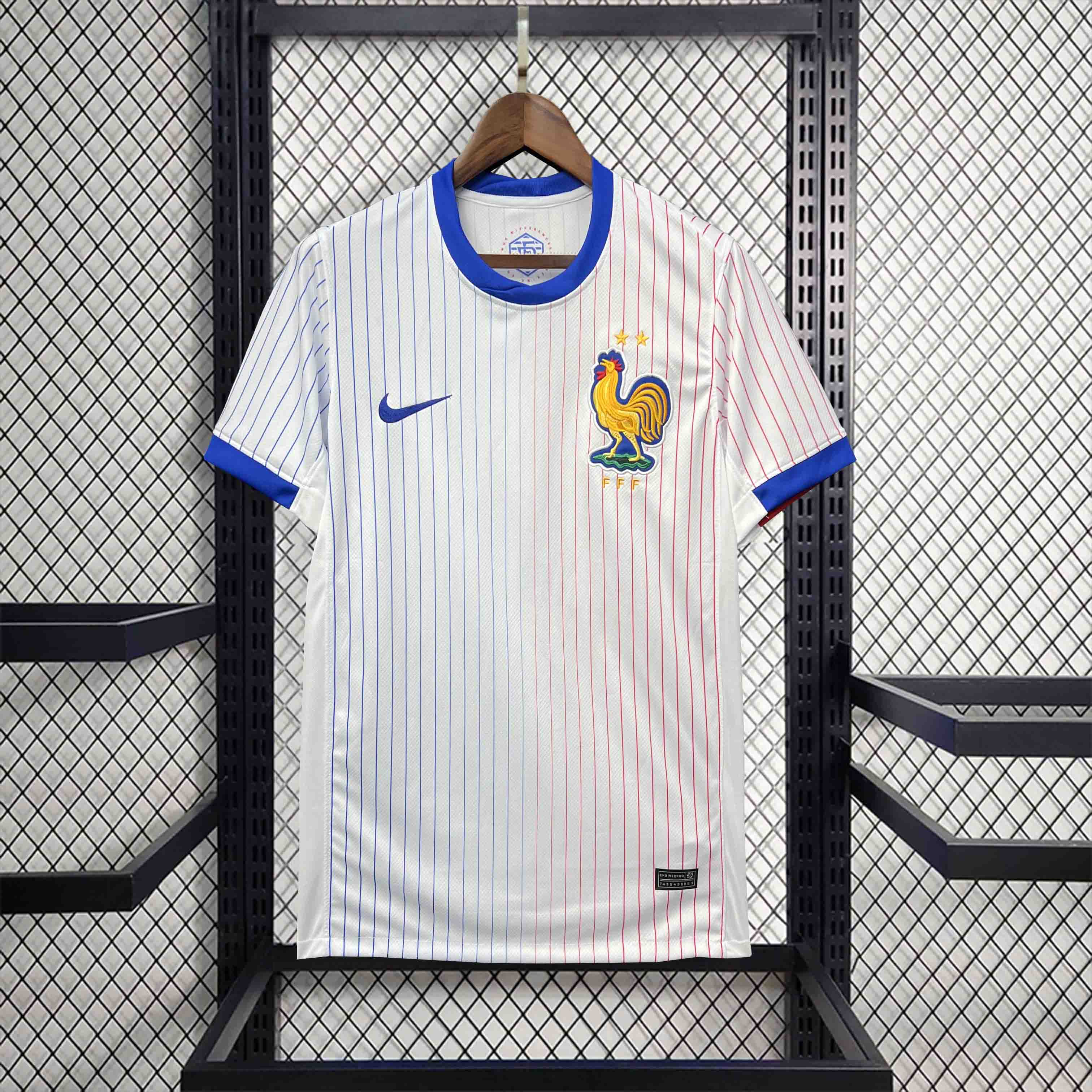 France 2024 Away Stadium Jersey - Fans Version - UnitedFutballJersey