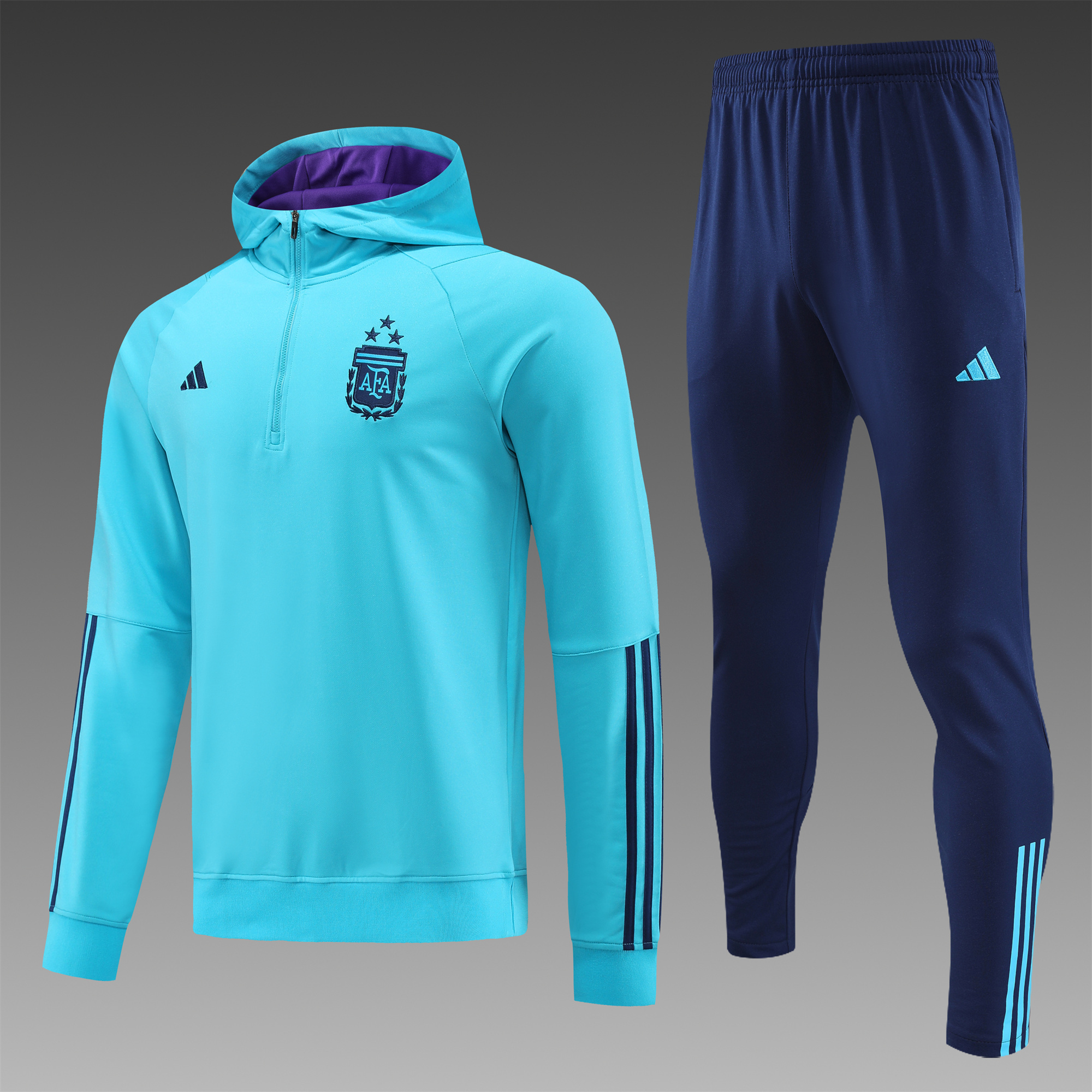 Argentina 23-24 Men's Training Hoodie + Pants - UnitedFutballJersey