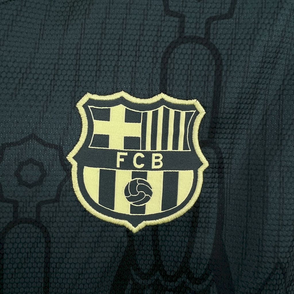 Barcelona 24-25 Dark Green Training Jersey - Fans Version - UnitedFutballJersey