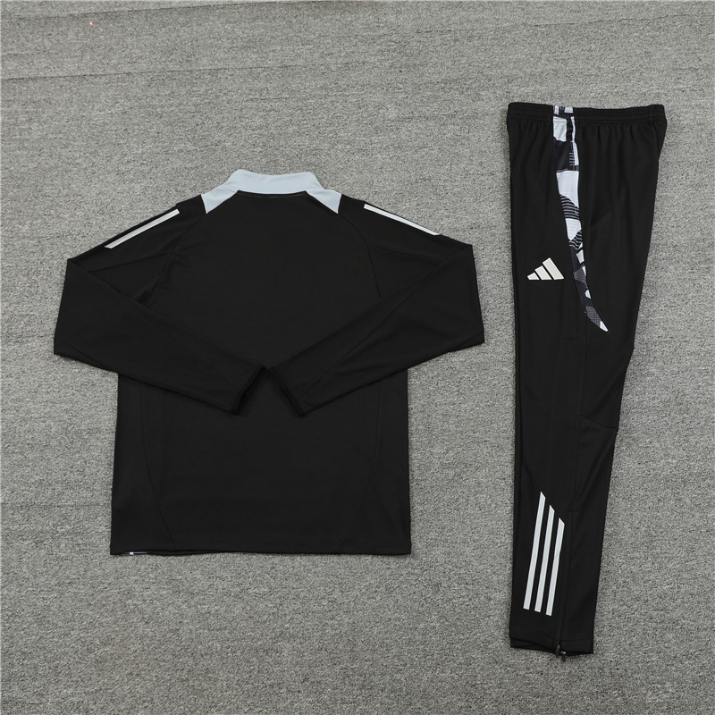Manchester United 24-25 Long Sleeve Training Set - Black - UnitedFutballJersey