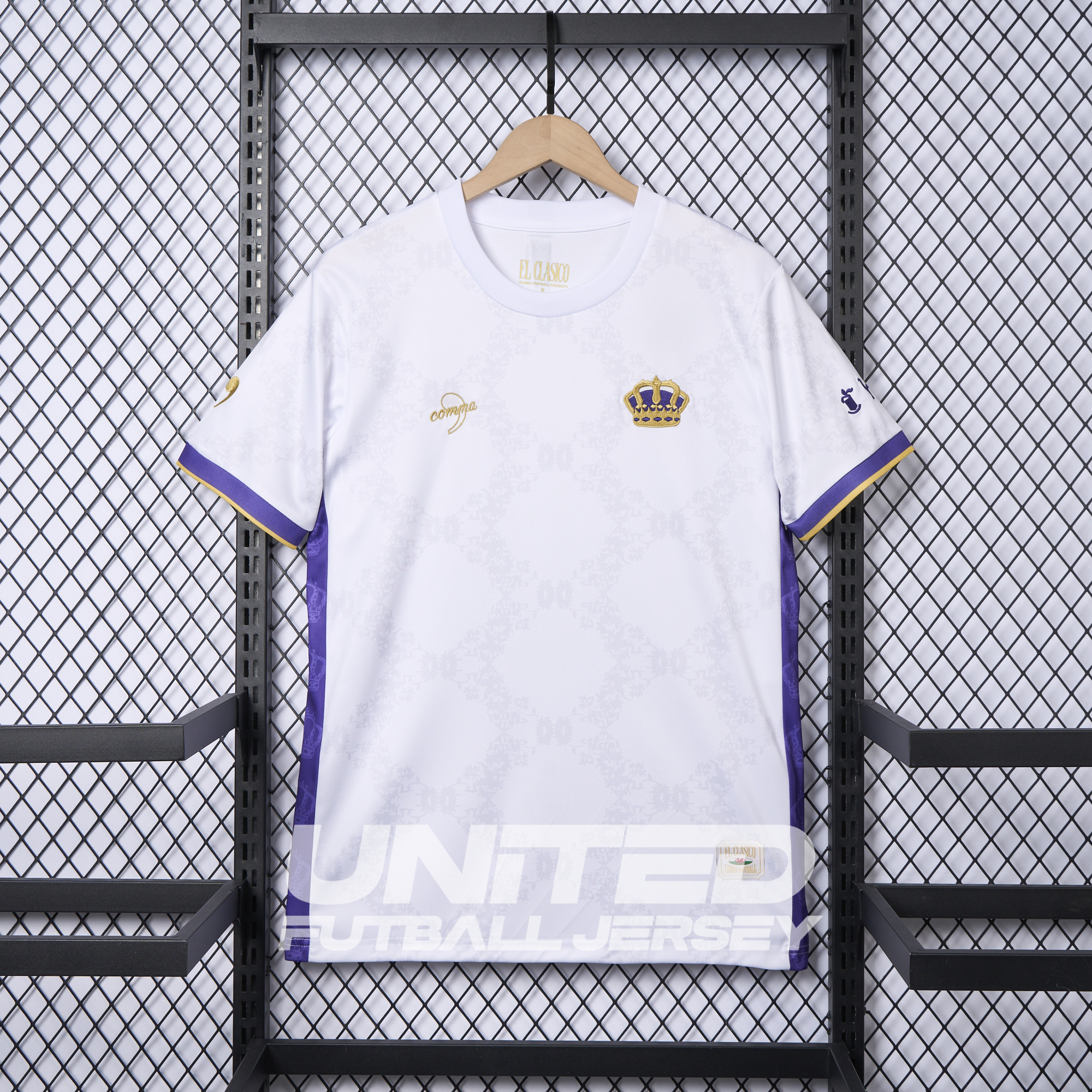 Real Madrid 2024-25 COMMA Gareth Bale Jersey - Fans Version - UnitedFutballJersey