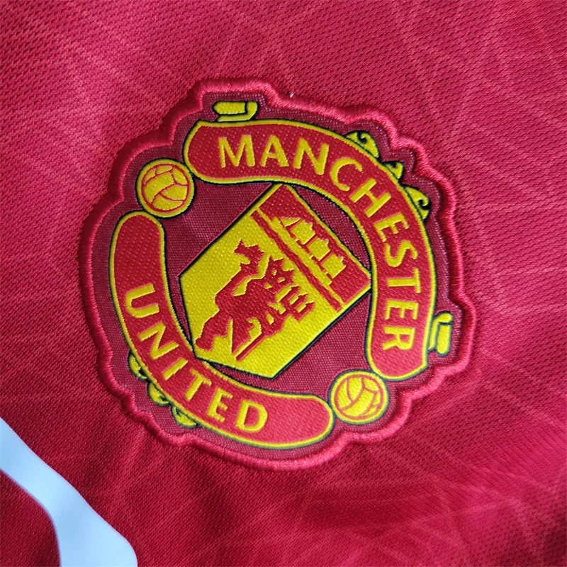 Manchester United 23-24 Home Long Sleeve Jersey - Fans Version - UnitedFutballJersey