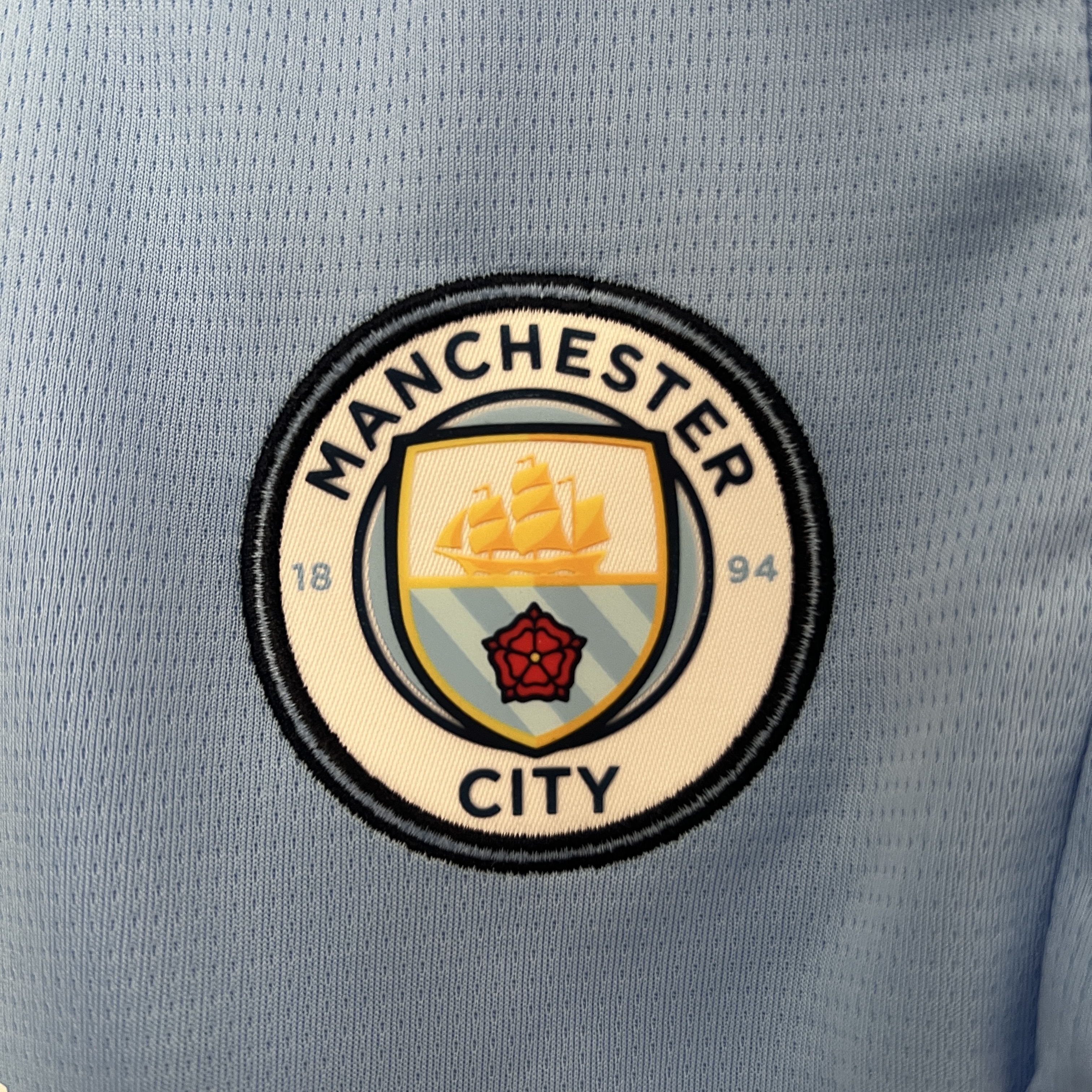 Manchester City 24-25 Home Stadium Kids Kit - UnitedFutballJersey