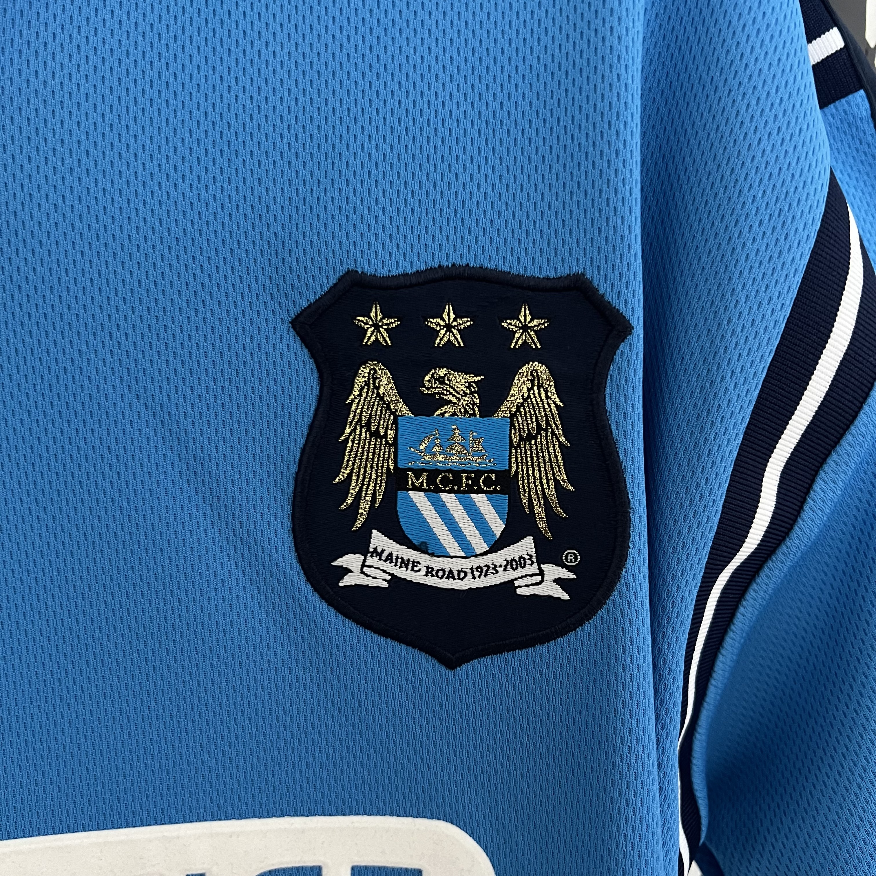 Retro Manchester City 2002-03 Home Stadium Jersey - UnitedFutballJersey