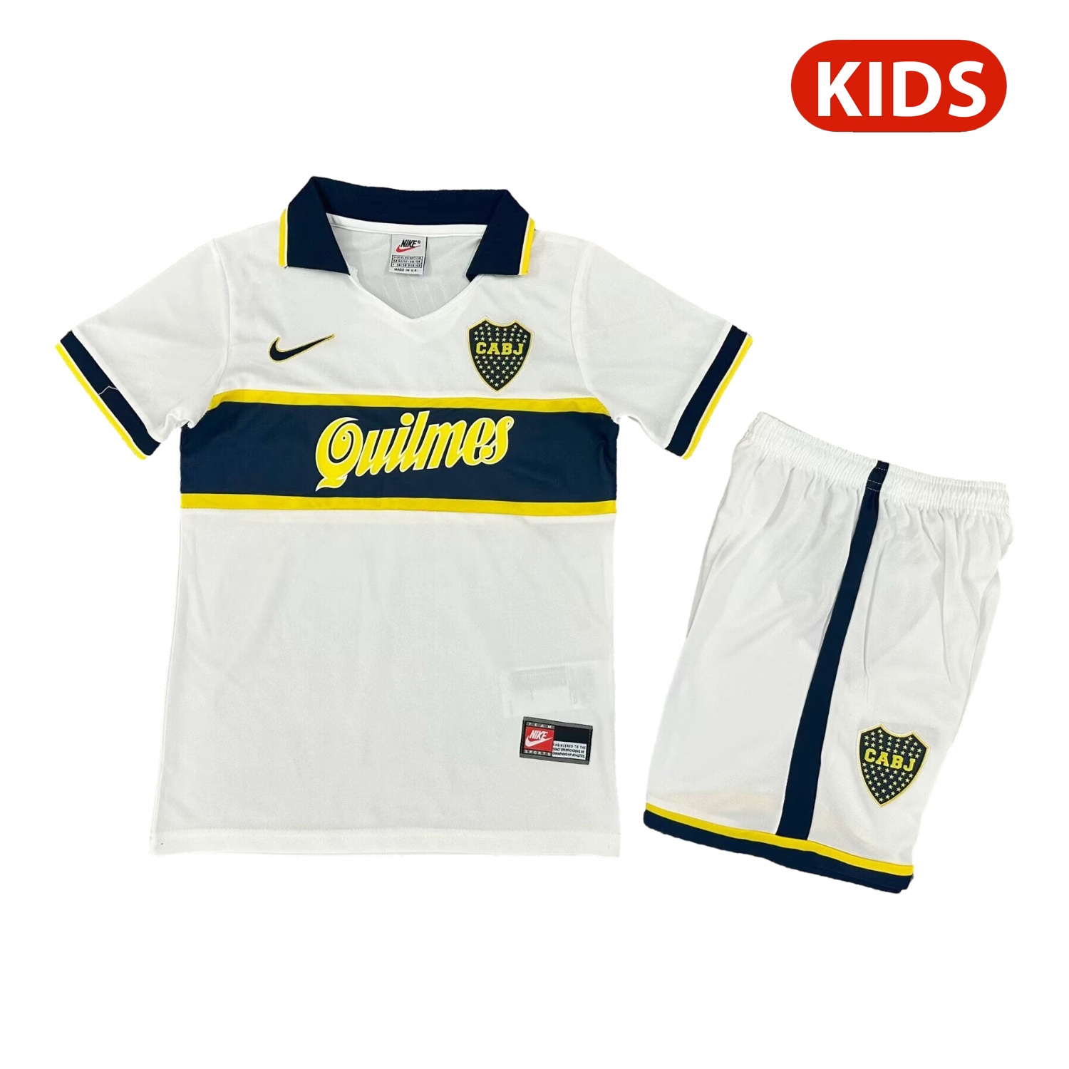 Retro Boca Juniors 1996-97 Away Kids Kit - UnitedFutballJersey