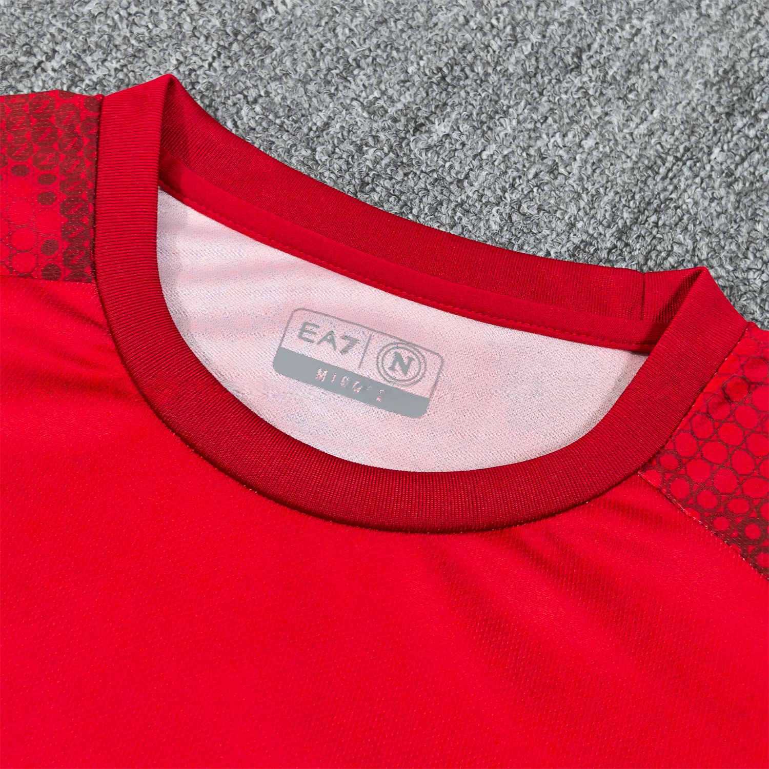 Napoli 24-25 Red Pre-Match Training Jersey - Fans Version - UnitedFutballJersey