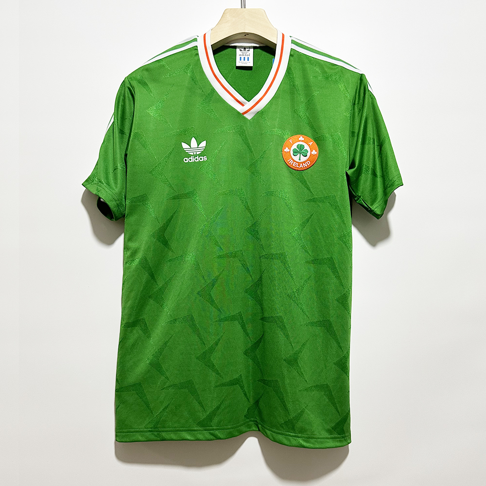 Retro Ireland 1990 Home Unsponsored Jersey - UnitedFutballJersey