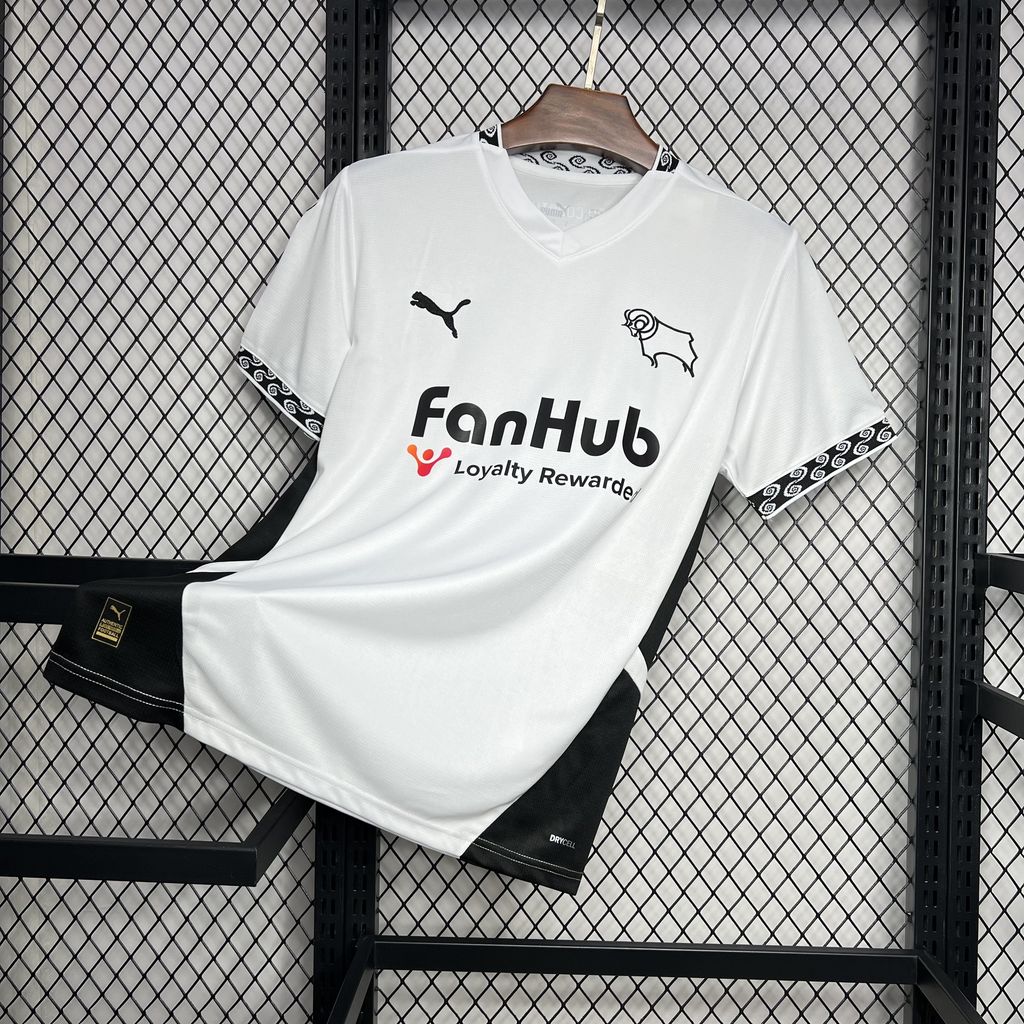 Derby County 24-25 Home stadium Jersey - Fans Version - UnitedFutballJersey