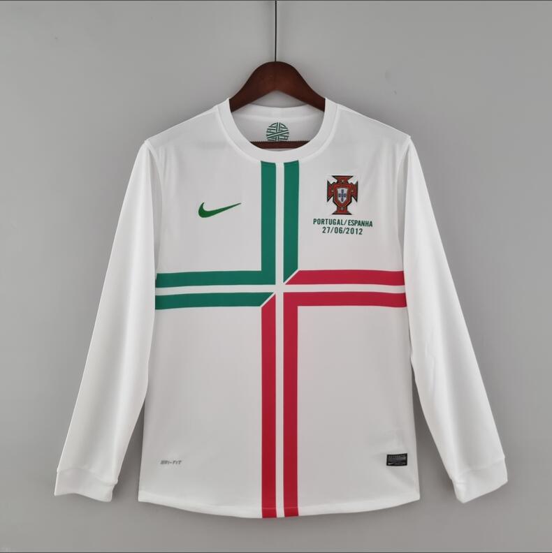 Retro Portugal 2012 Away Long Sleeve Jersey - UnitedFutballJersey