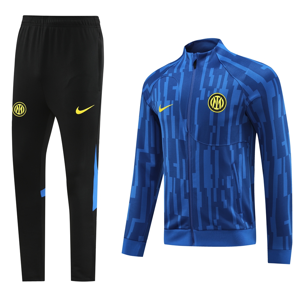 Inter Milan 23-24 Jacket Training Tracksuit - Blue - UnitedFutballJersey
