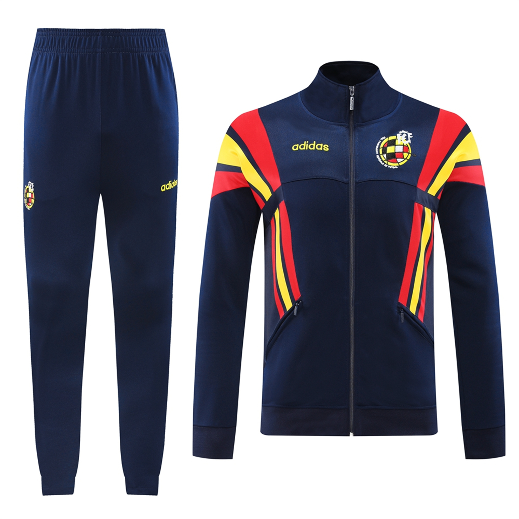 Spain 24-25 Jacket Training Tracksuit - Royal Blue - UnitedFutballJersey