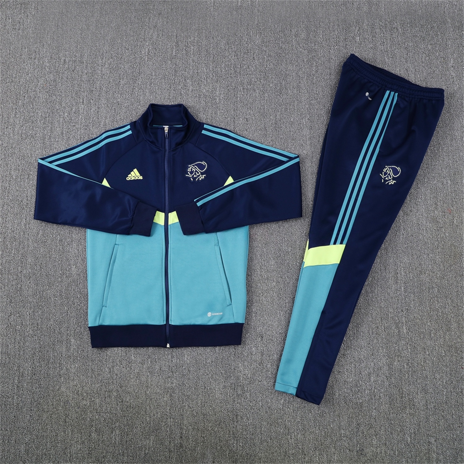 Ajax 24-25 Jacket Training Tracksuit - Royal Bule Jackets & Pants - UnitedFutballJersey