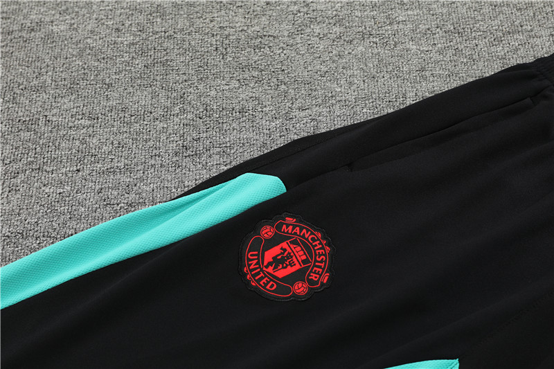 Manchester United 23-24 Long Sleeve Training Set -Green - UnitedFutballJersey