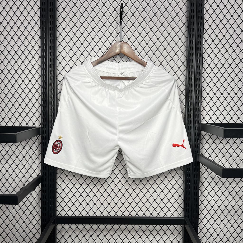 AC Milan 24-25 Home Shorts - Fans Version - UnitedFutballJersey