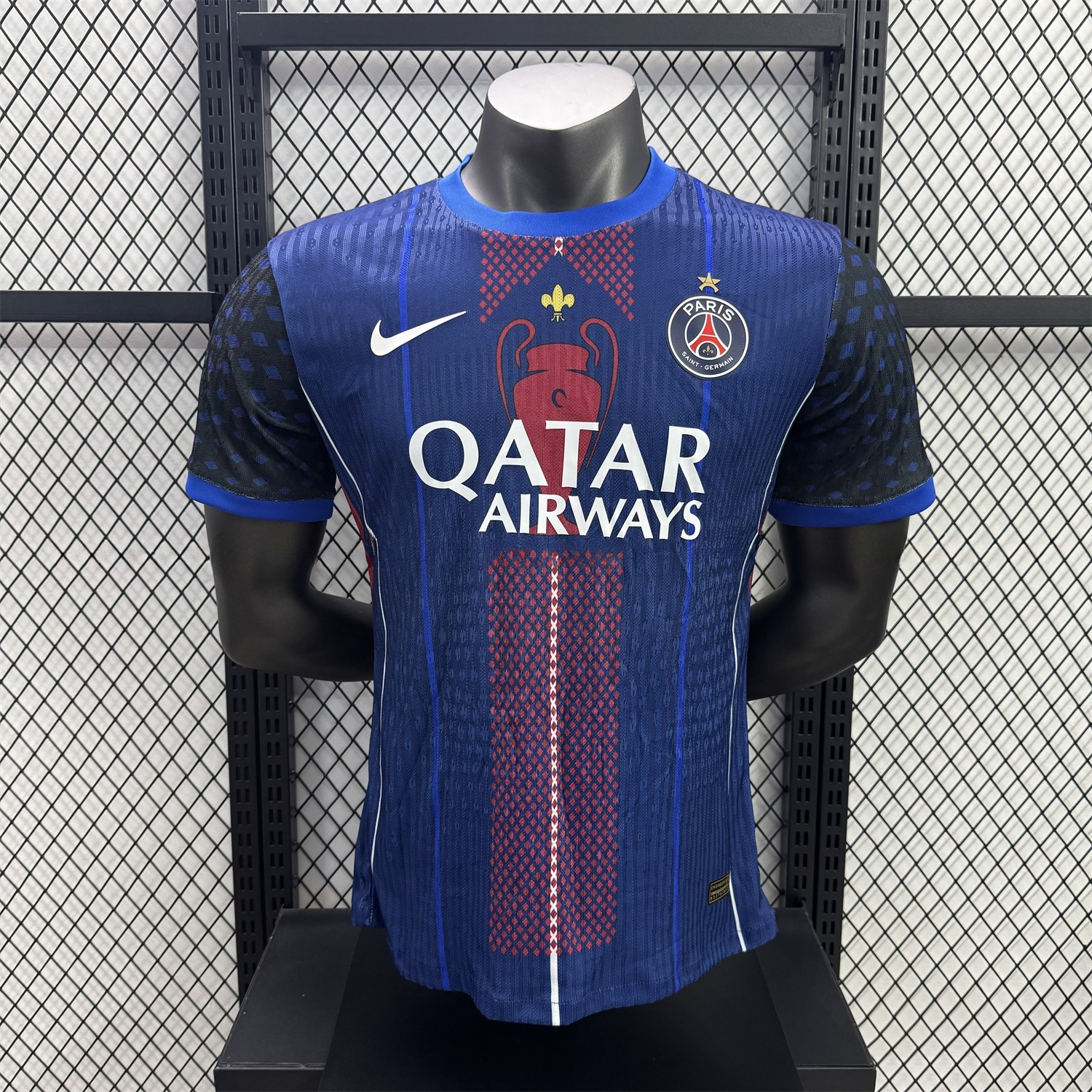 Paris Saint-Germain PSG 25-26 Champion Blue Special Edition Jersey With Star - Player Version - UnitedFutballJersey