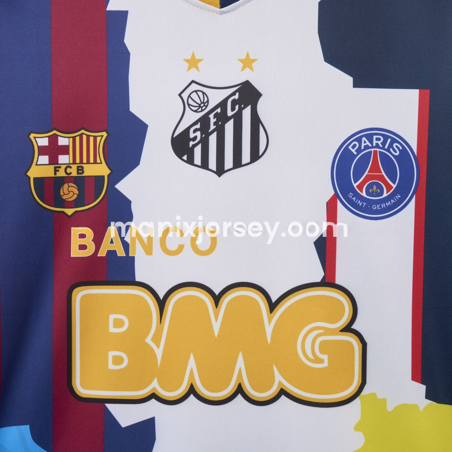 Neymar Career Commemorative Jersey - Fans Version - Barcelona Brazil Paris Saint-Germain PSG Santos Al Hilal SFC - UnitedFutballJersey