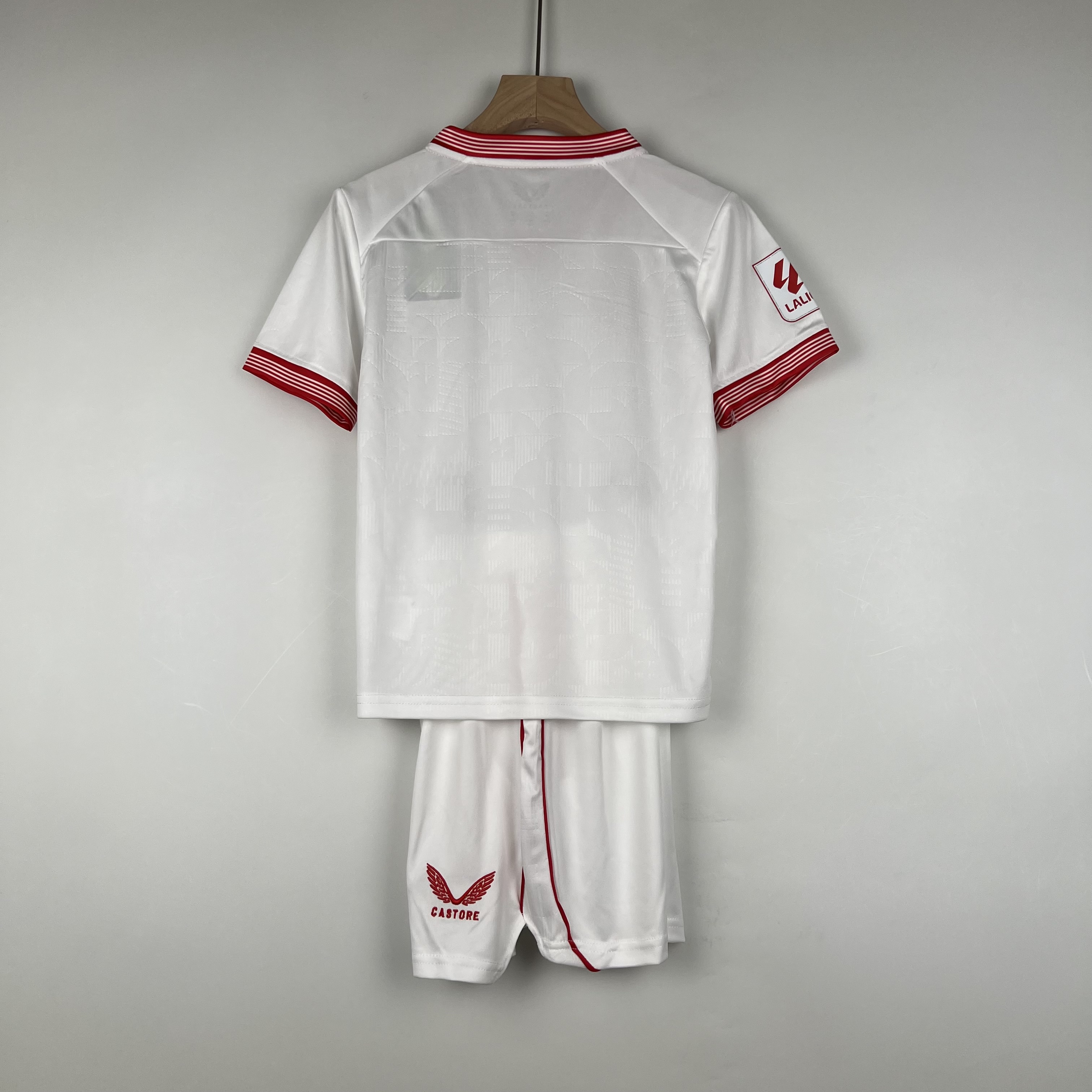 Sevilla 23-24 Home Stadium Kids Kit - UnitedFutballJersey