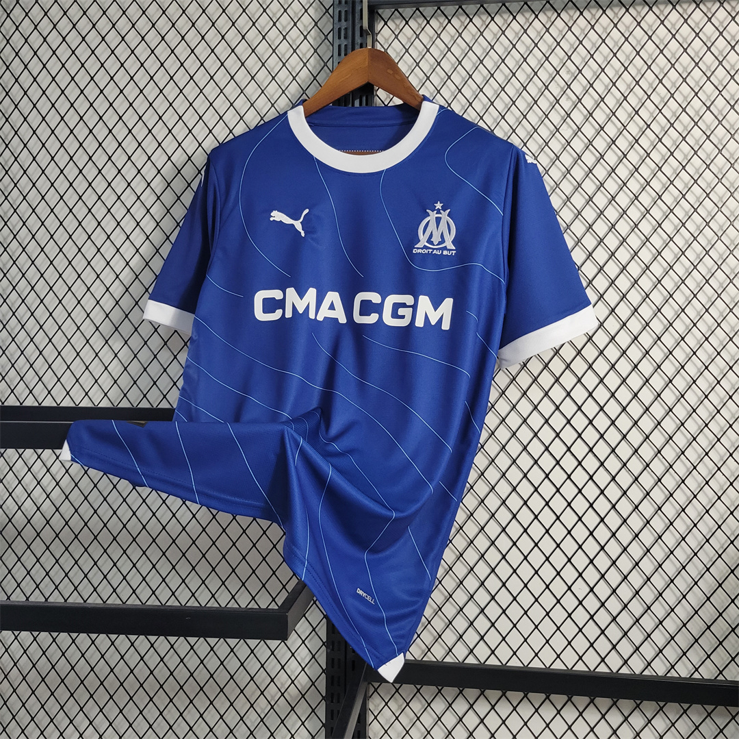Marseille 23-24 Away Stadium Jersey - Fans Version - UnitedFutballJersey